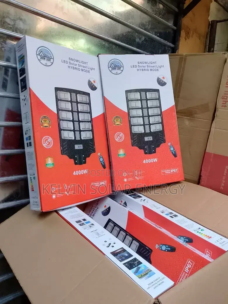 4000w Solar Street Light 5years Warranty