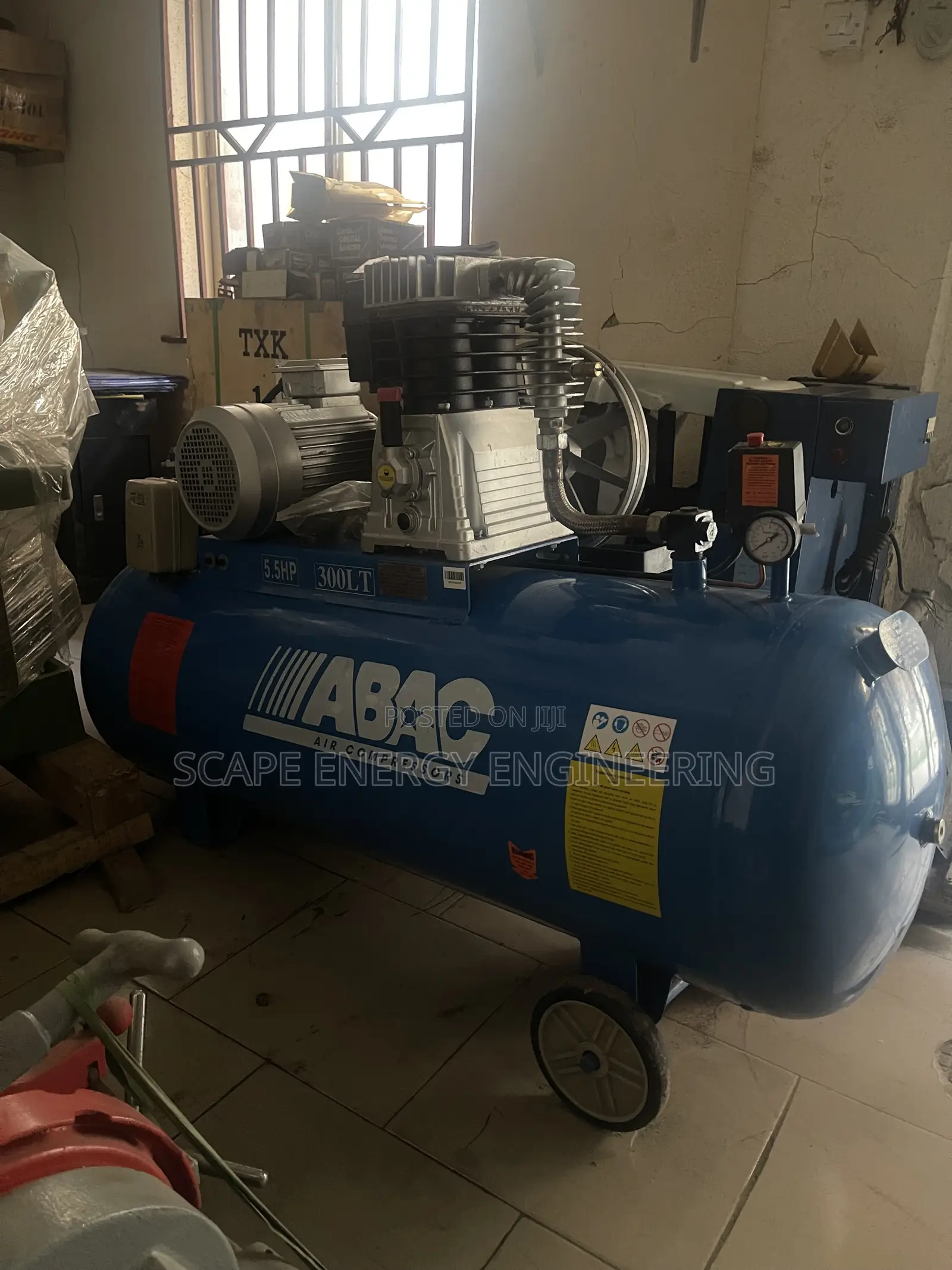 Abac Air Compressor 300Lt 5.5hp
