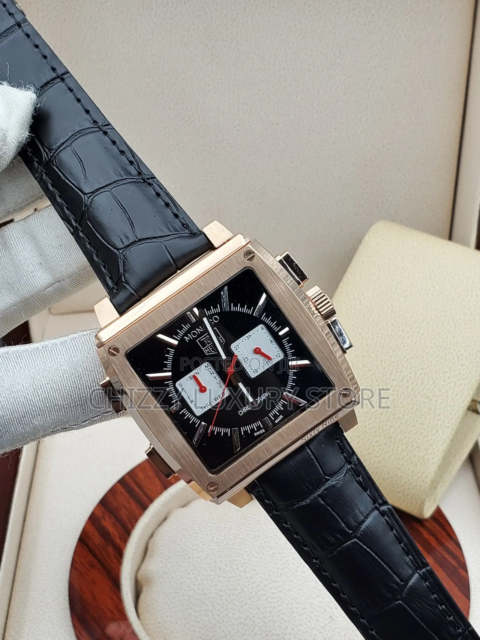 Tag Heuer Quality Men Genuine Leather Automatic Engine Wristwatch
