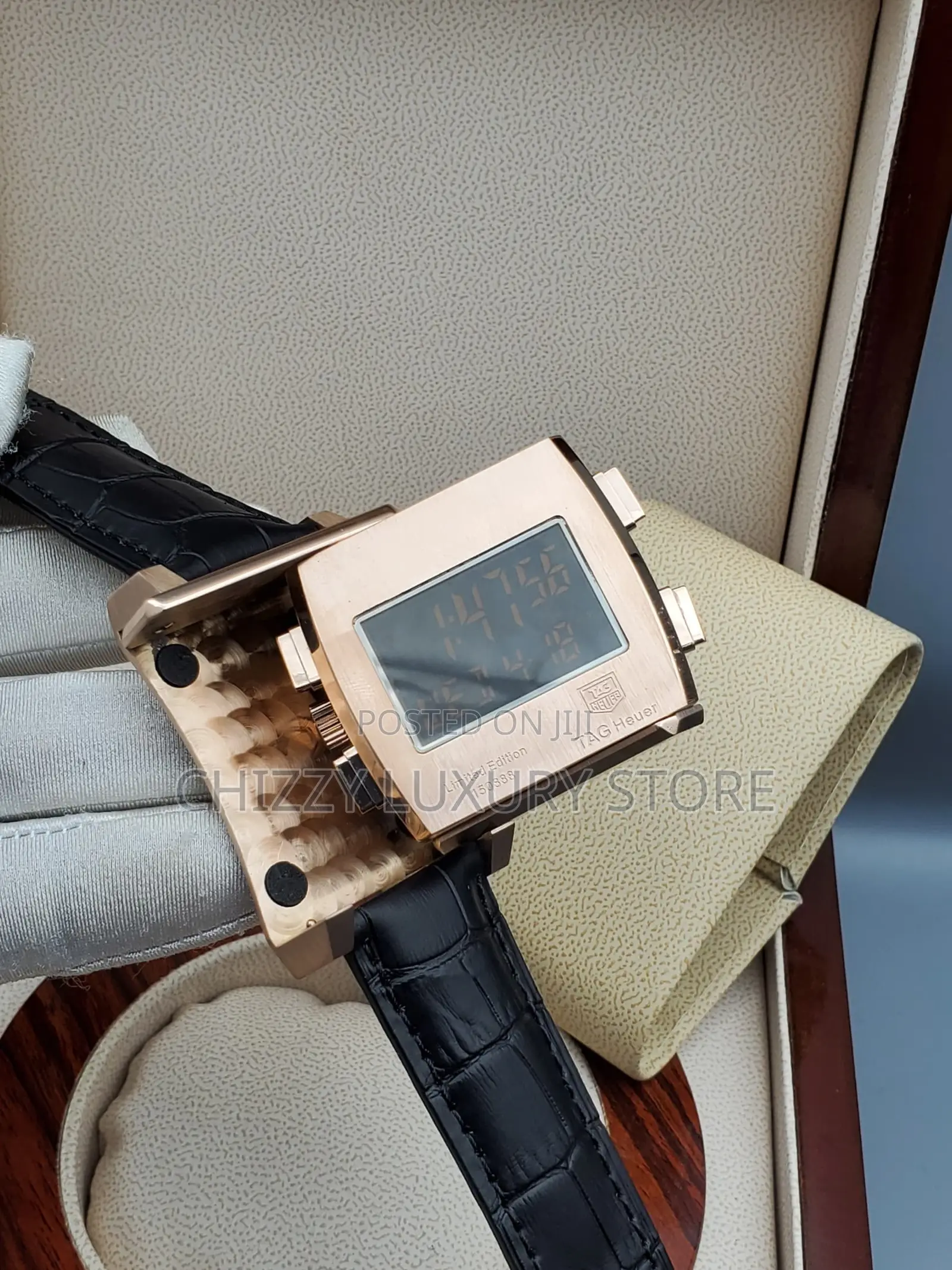 Tag Heuer Quality Men Genuine Leather Automatic Engine Wristwatch
