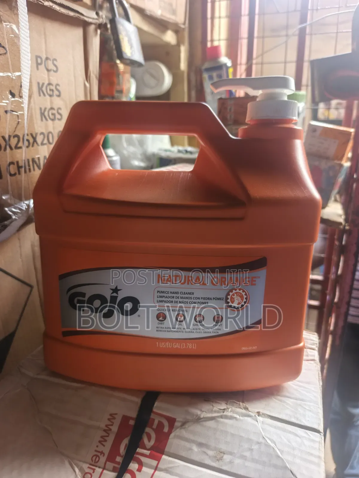 Gojo Hand Cleaner Natural Orange 4l Dealer