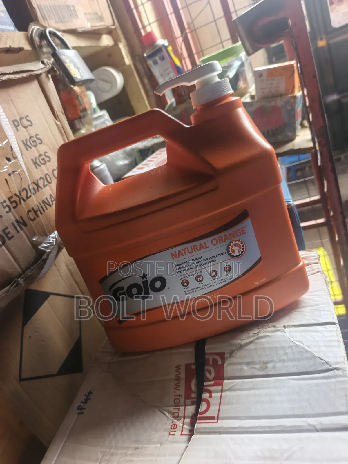 Gojo Hand Cleaner Natural Orange 4l Dealer