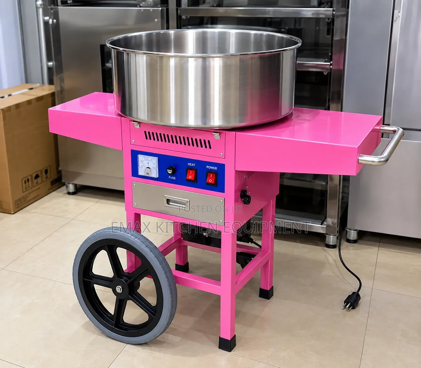 Candy Floss Machine With Cart