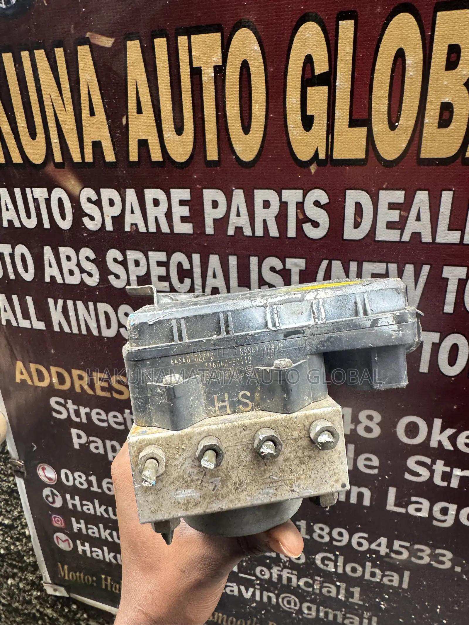 Toyota Corolla 2011 ABS Module Tokunbo Available