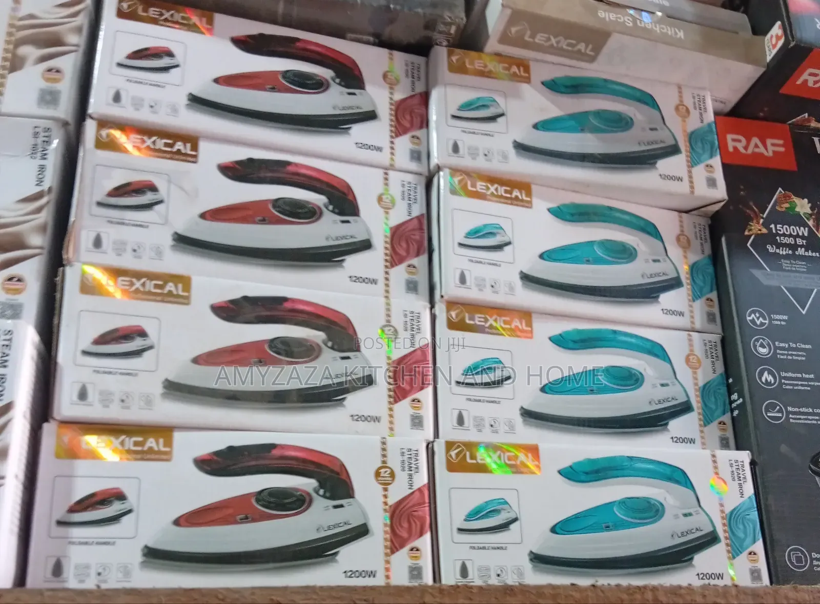Lexical Travel Steam Iron (Model LSI-1020),