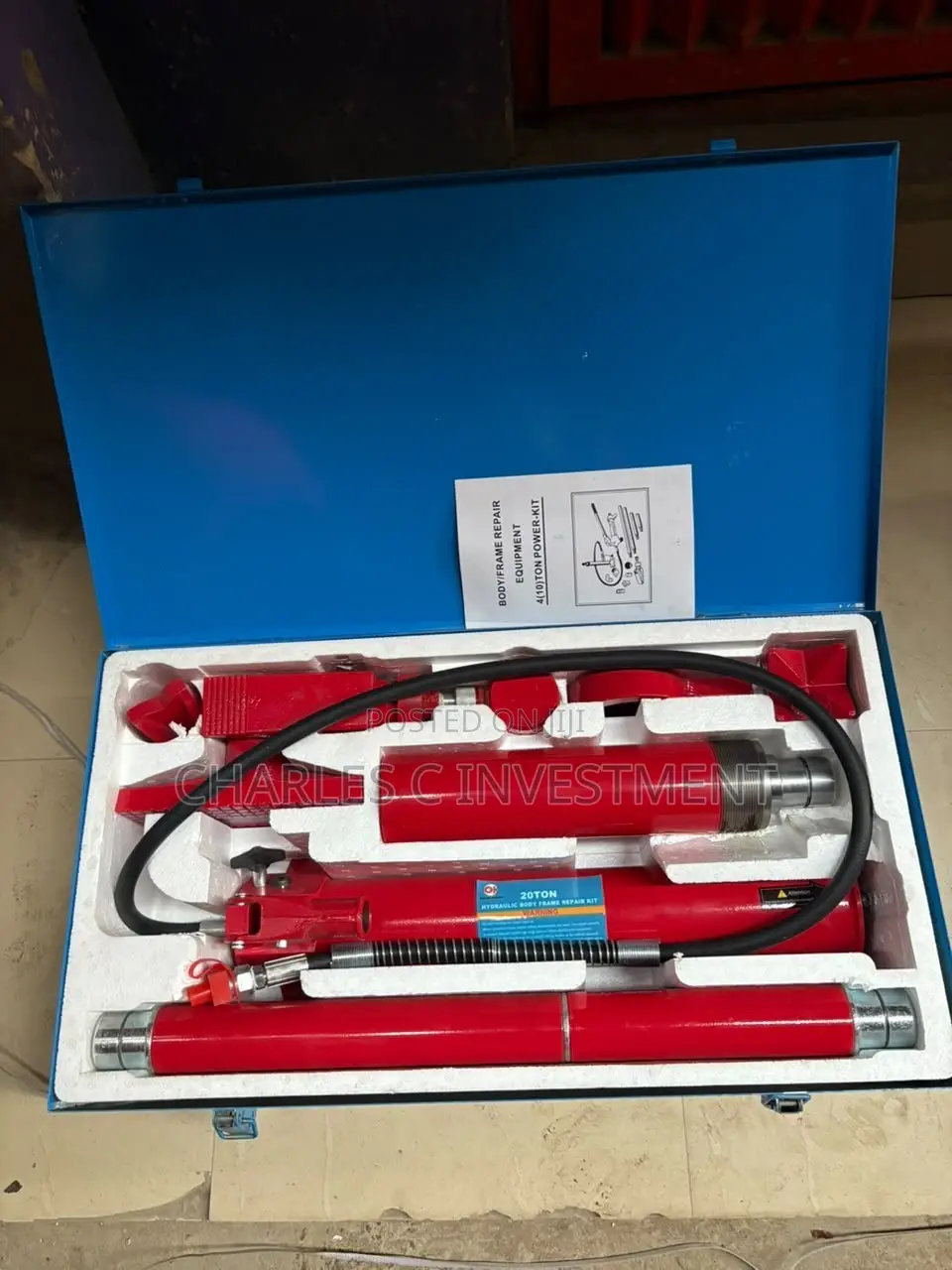 20 Ton Hydraulic Body Jack- Multifunctional Car Body Frame Repair Kit