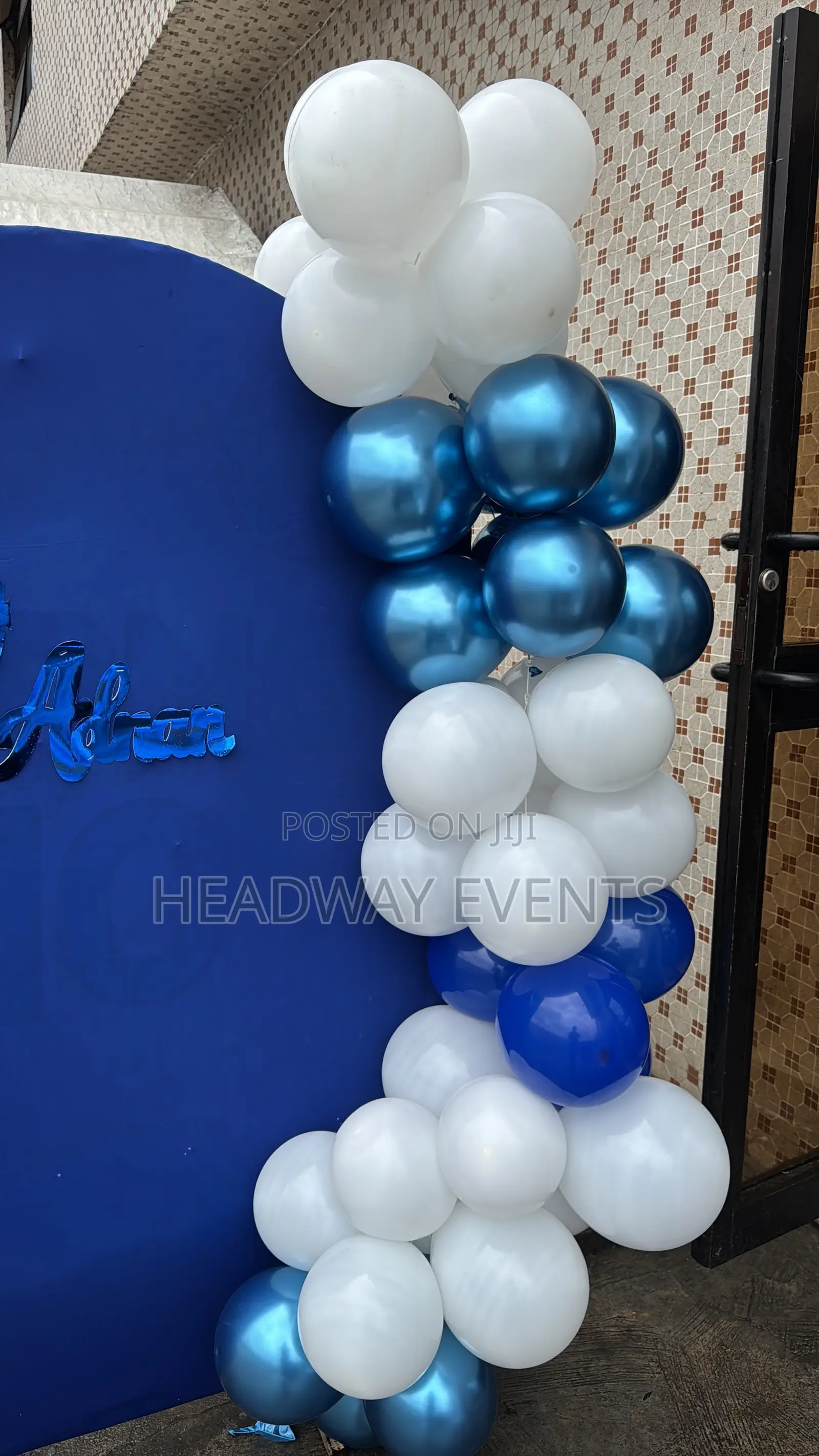 Baby Naming & Dedication Decor Setup