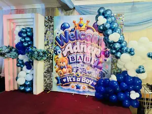 Baby Naming & Dedication Decor Setup