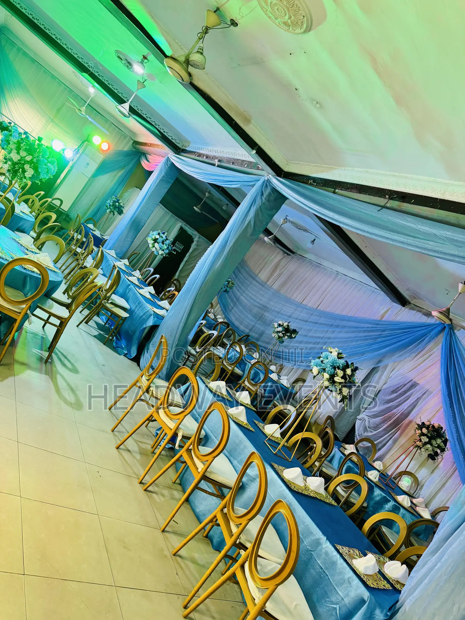 Baby Naming & Dedication Decor Setup