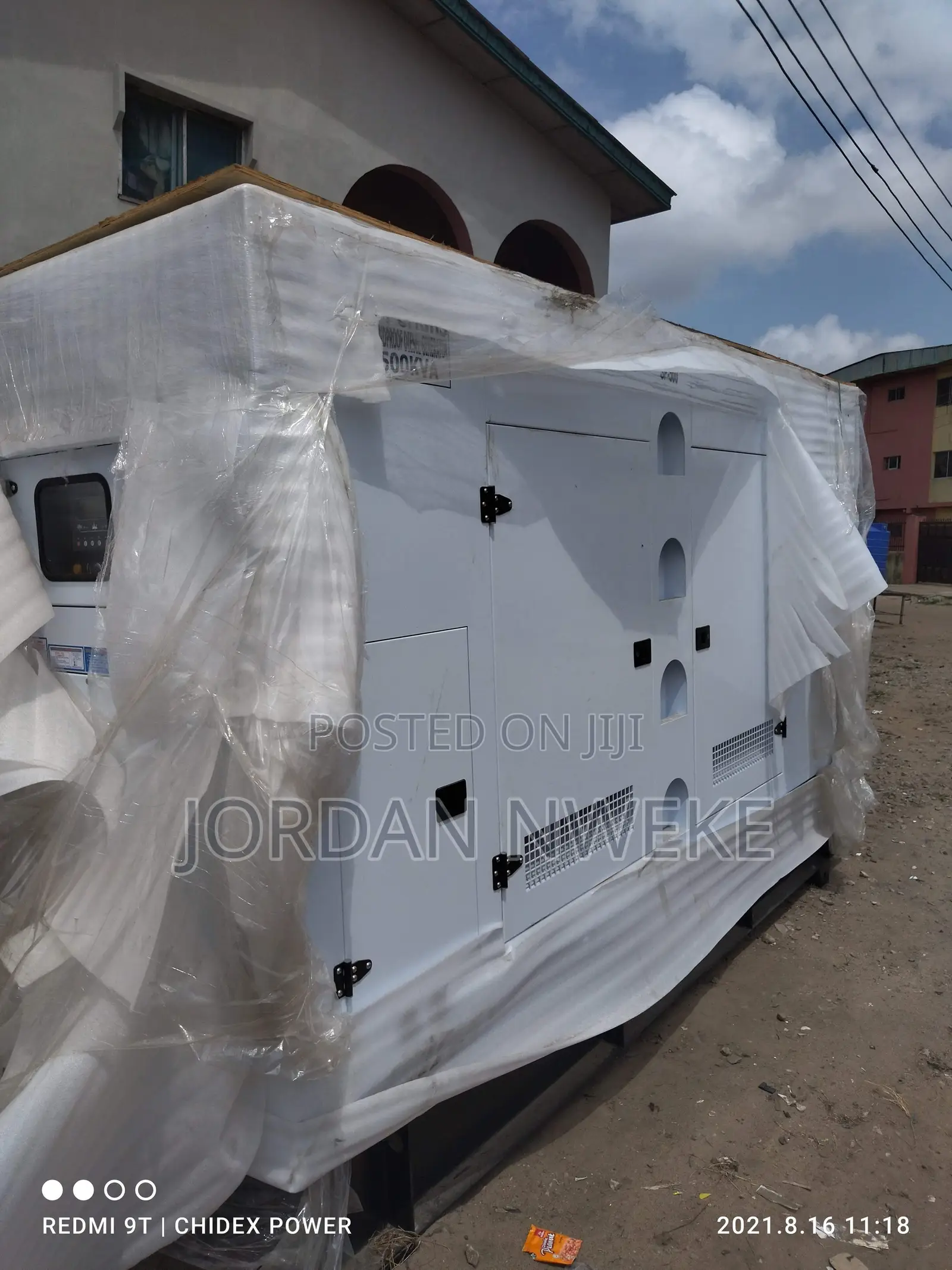 ^^500kva^^ Perkins Soundproof Diesel Generator With Warranty on It