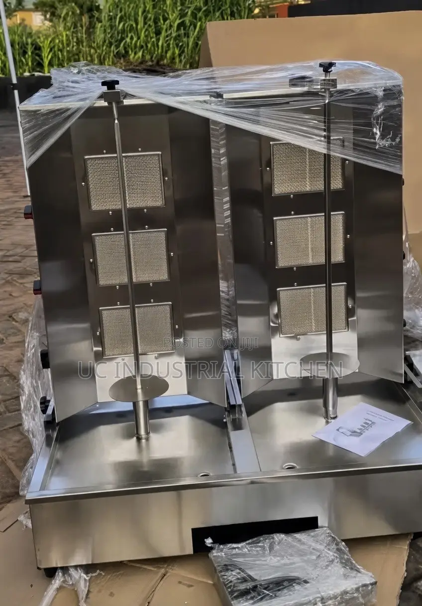 Six (6) Burner Double Gas Shawarma Grill (Imported)
