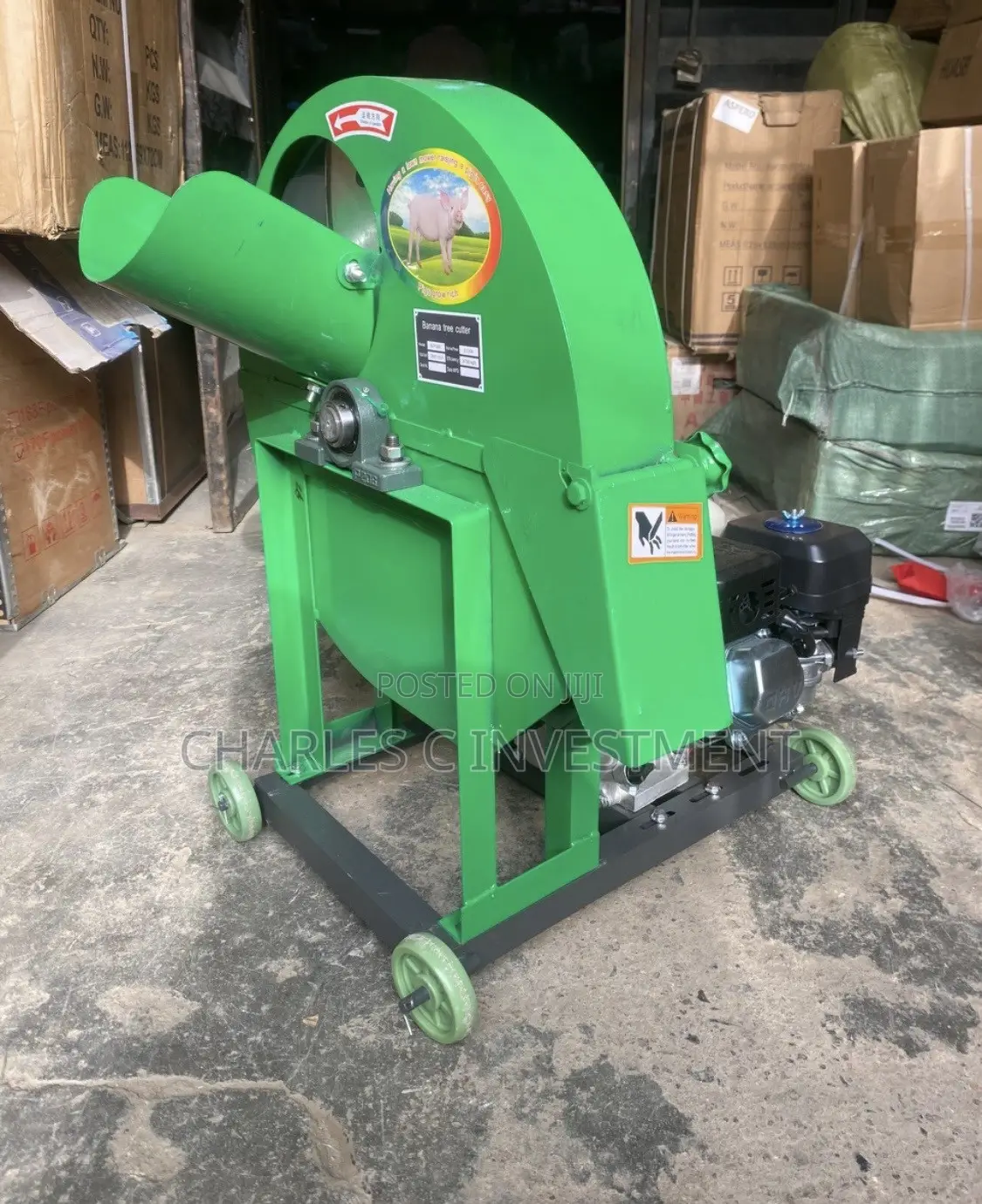 Banana Shredder / Stem Cutting Machine