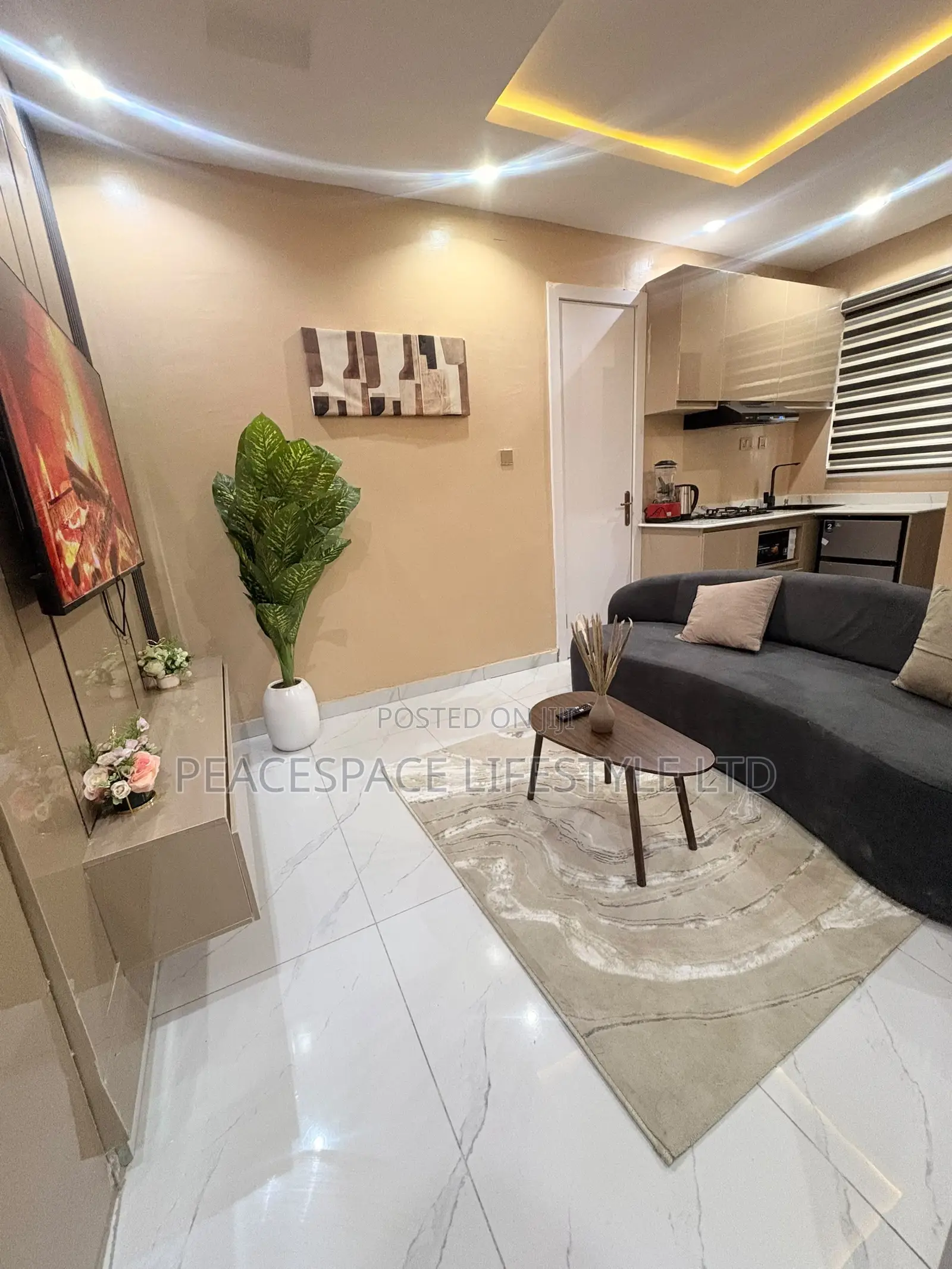 Brand-New 1-Bedroom Apartment — Yaba