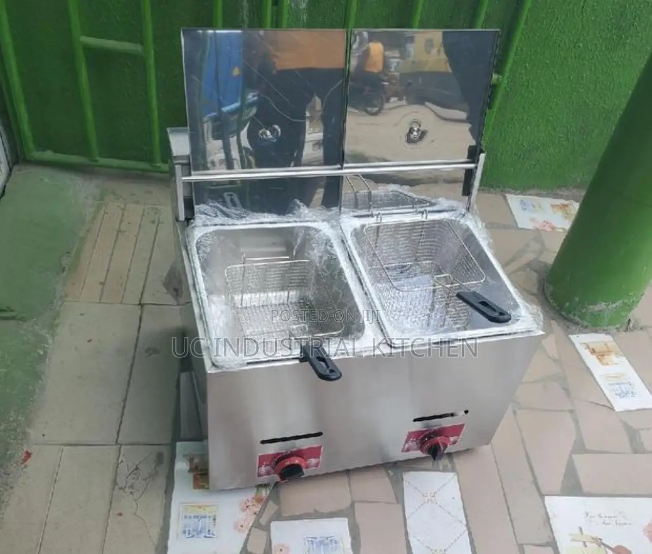 Double Basket Gas Fryer 14L (7 -7l)