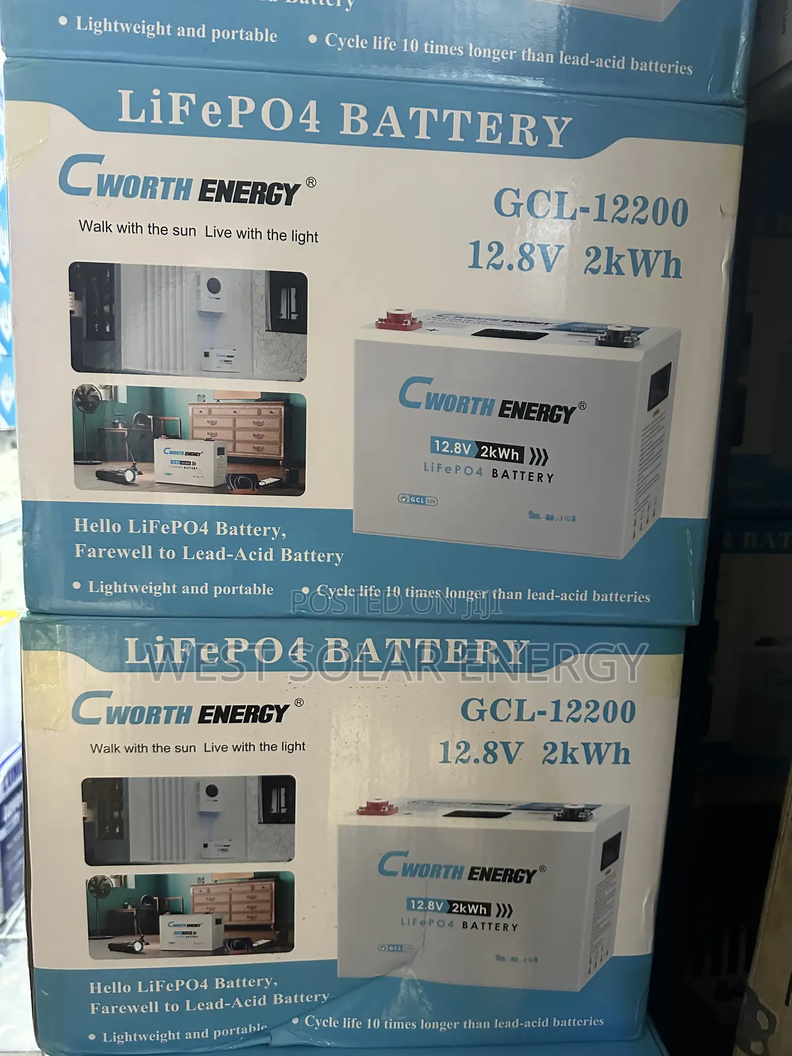 2kwh 12v Cworth Energy Lithium Ion Battery
