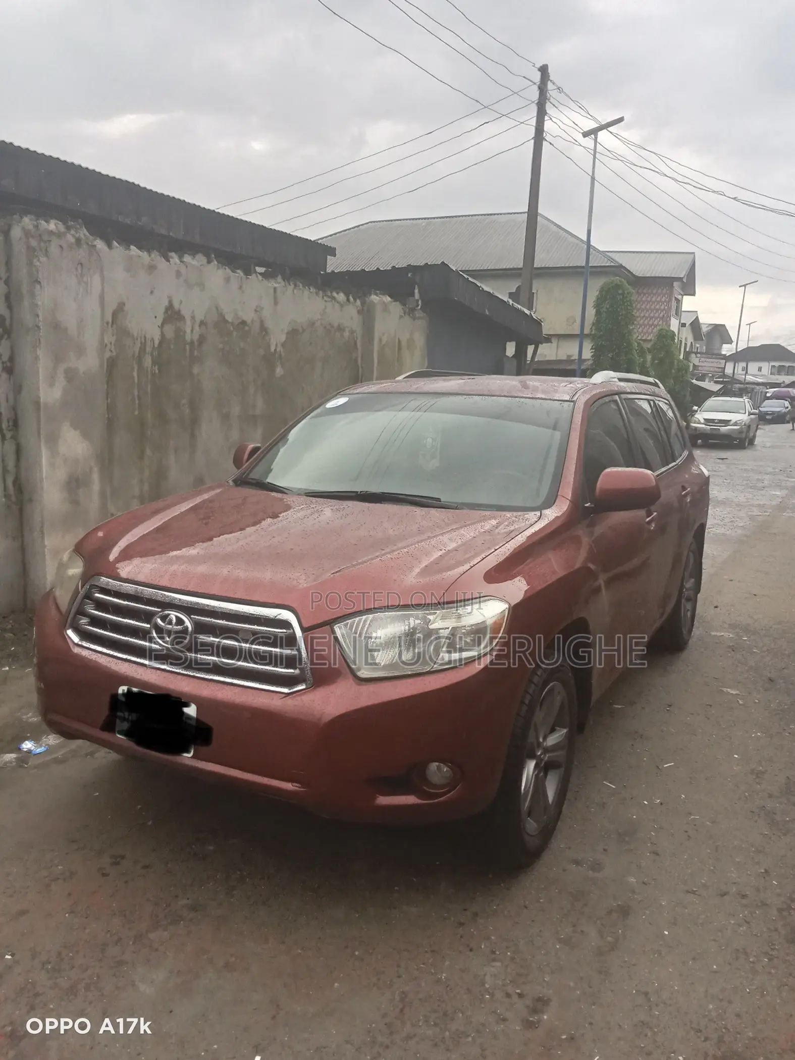 Toyota Highlander Sport 2008 Red