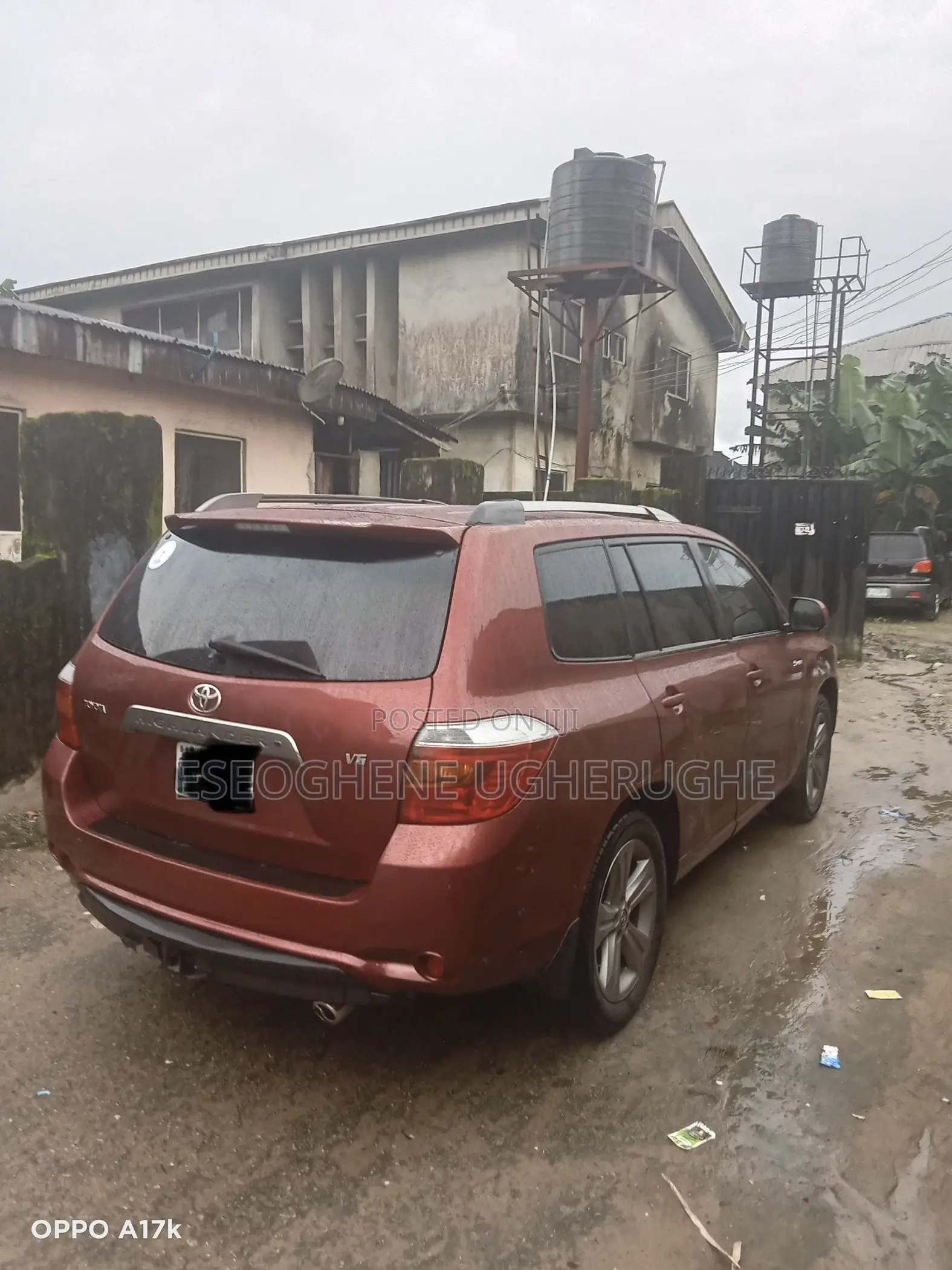 Toyota Highlander Sport 2008 Red