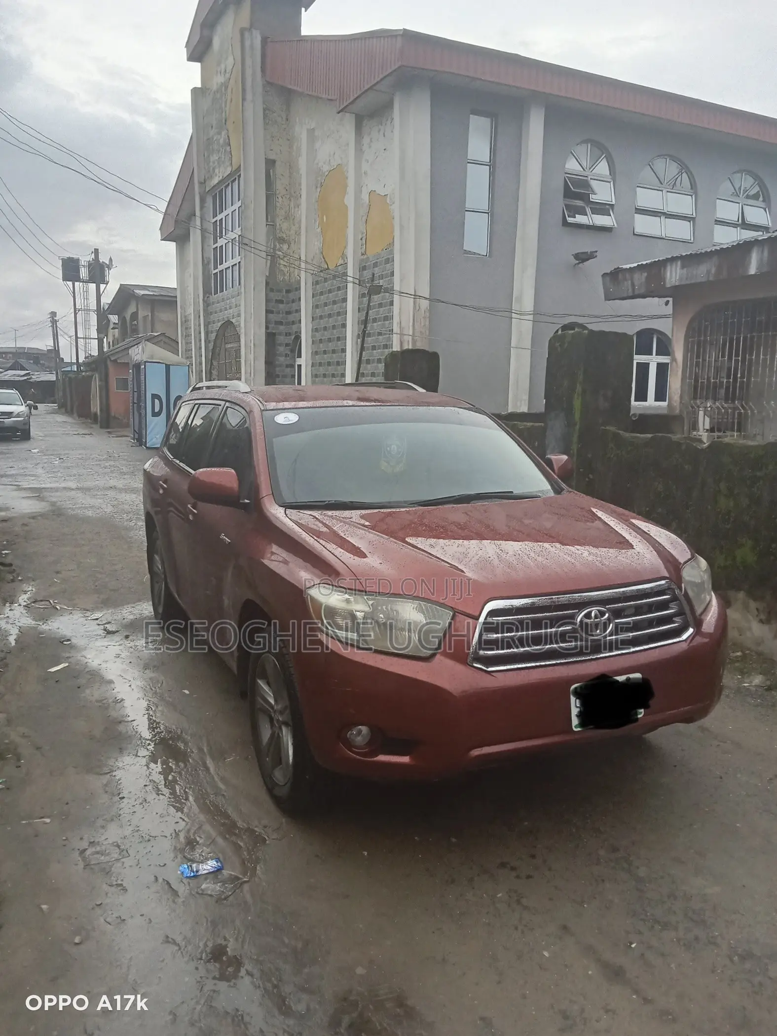 Toyota Highlander Sport 2008 Red