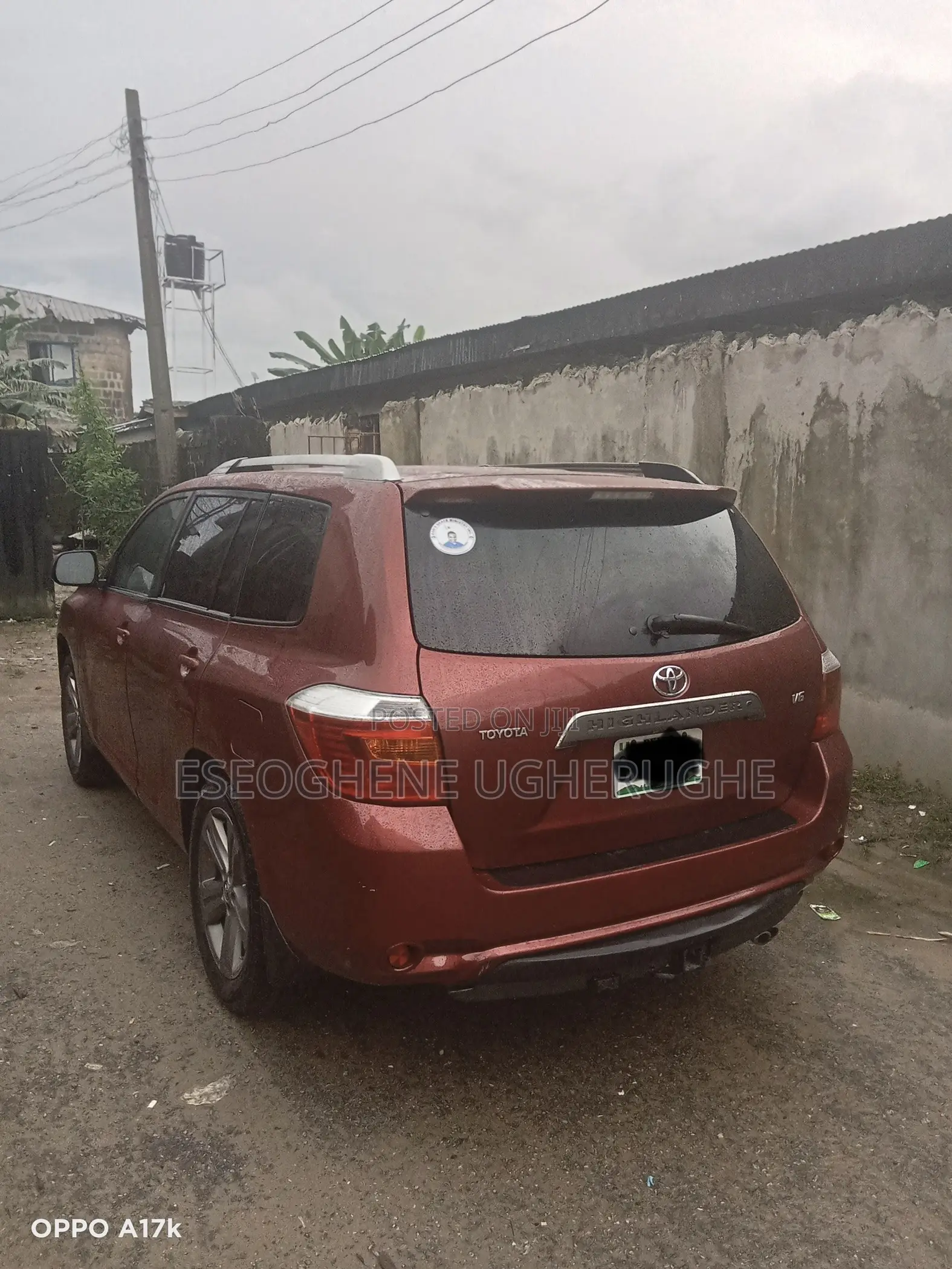 Toyota Highlander Sport 2008 Red