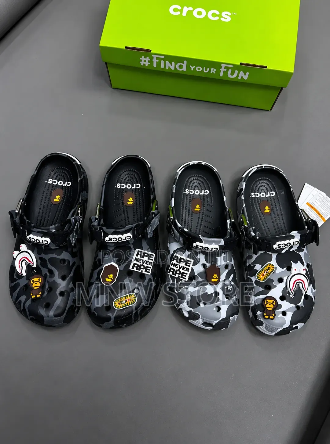 High Quality a Bathing Ape Crocs