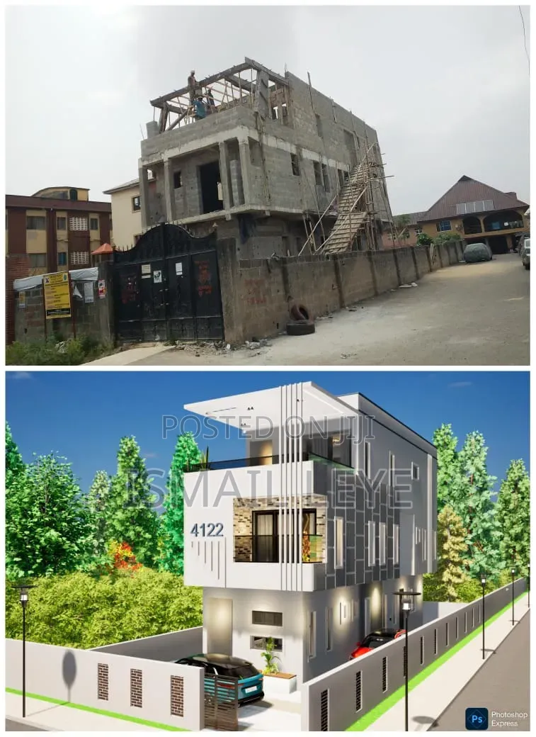 Furnished 5bdrm Duplex in Coker Estate, Ogba Bus-Stop for sale