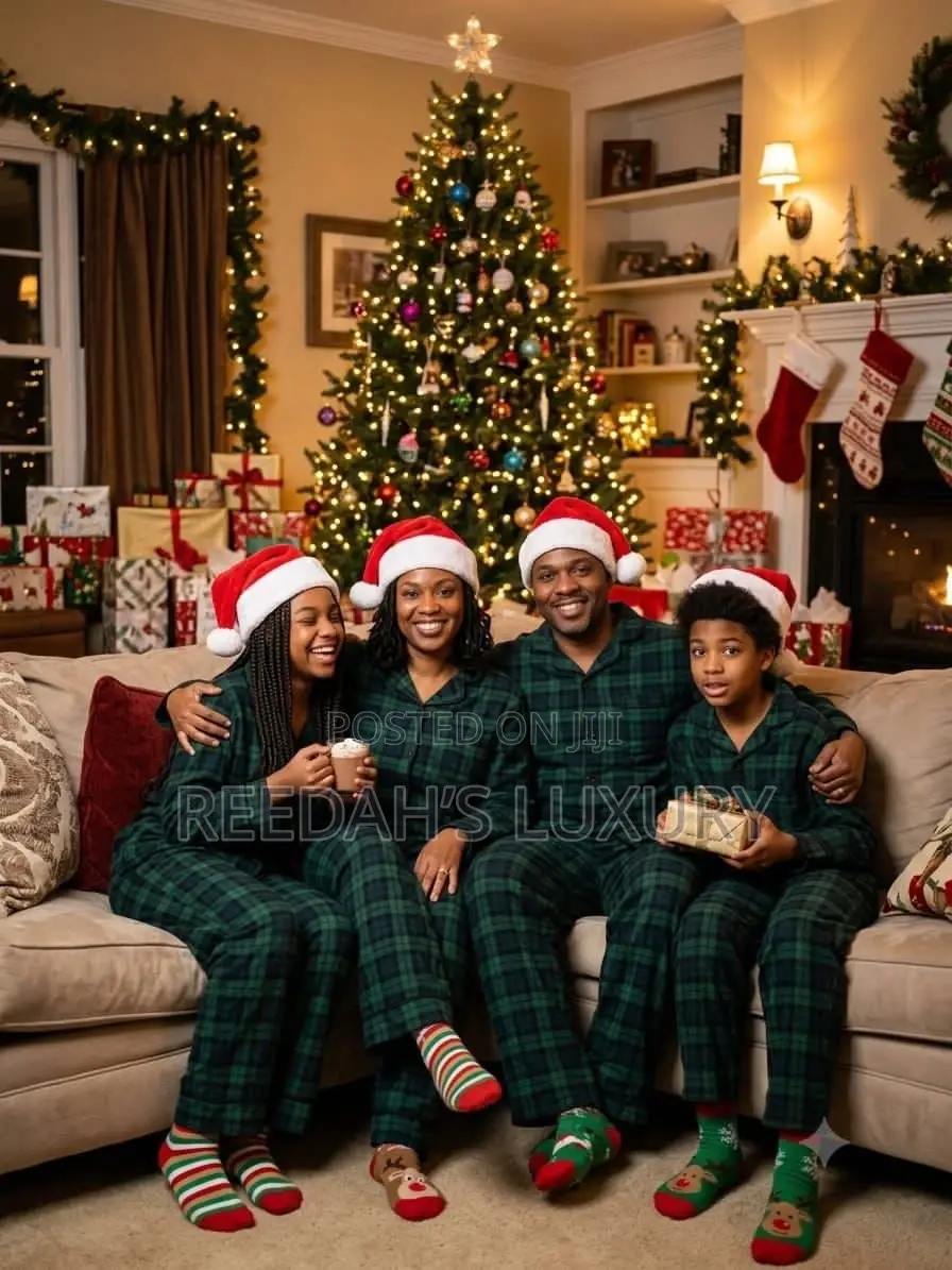 Uk Edition Family Christmas Pyjamas Set
