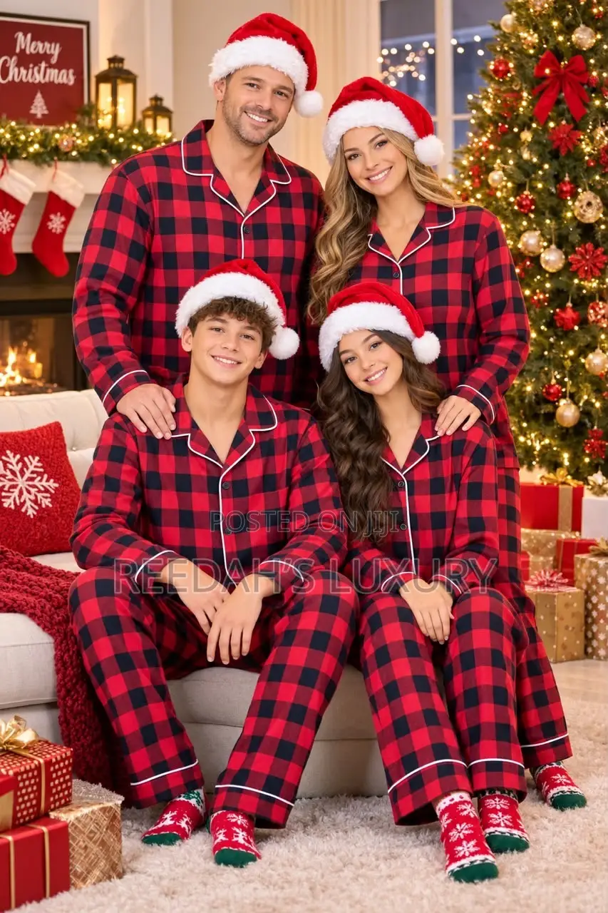 Uk Edition Family Christmas Pyjamas Set