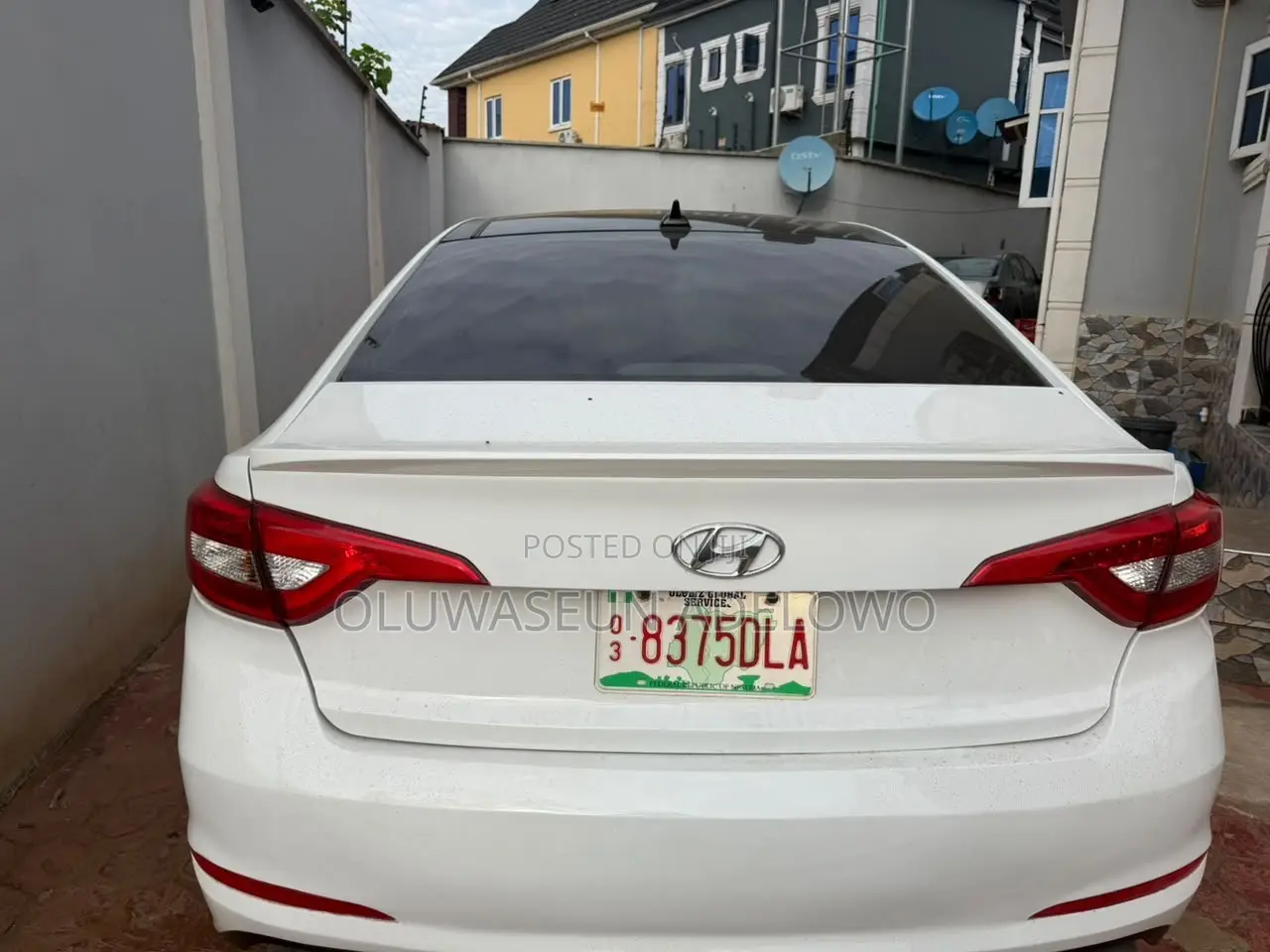 Hyundai Sonata Limited 2.0T 4dr Sedan (2.0L 4cyl Turbo 6A) 2015 White