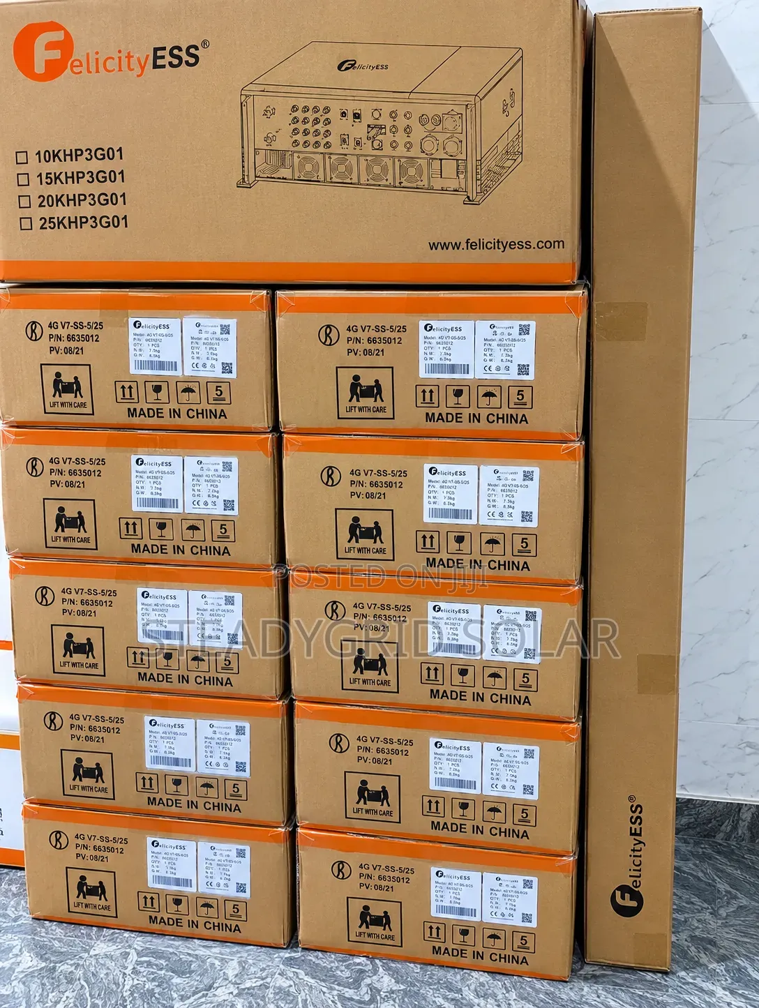 Felicity ESS 50kva 3 Phase Inverter+ 60kwh Lithium Battery (5×12)