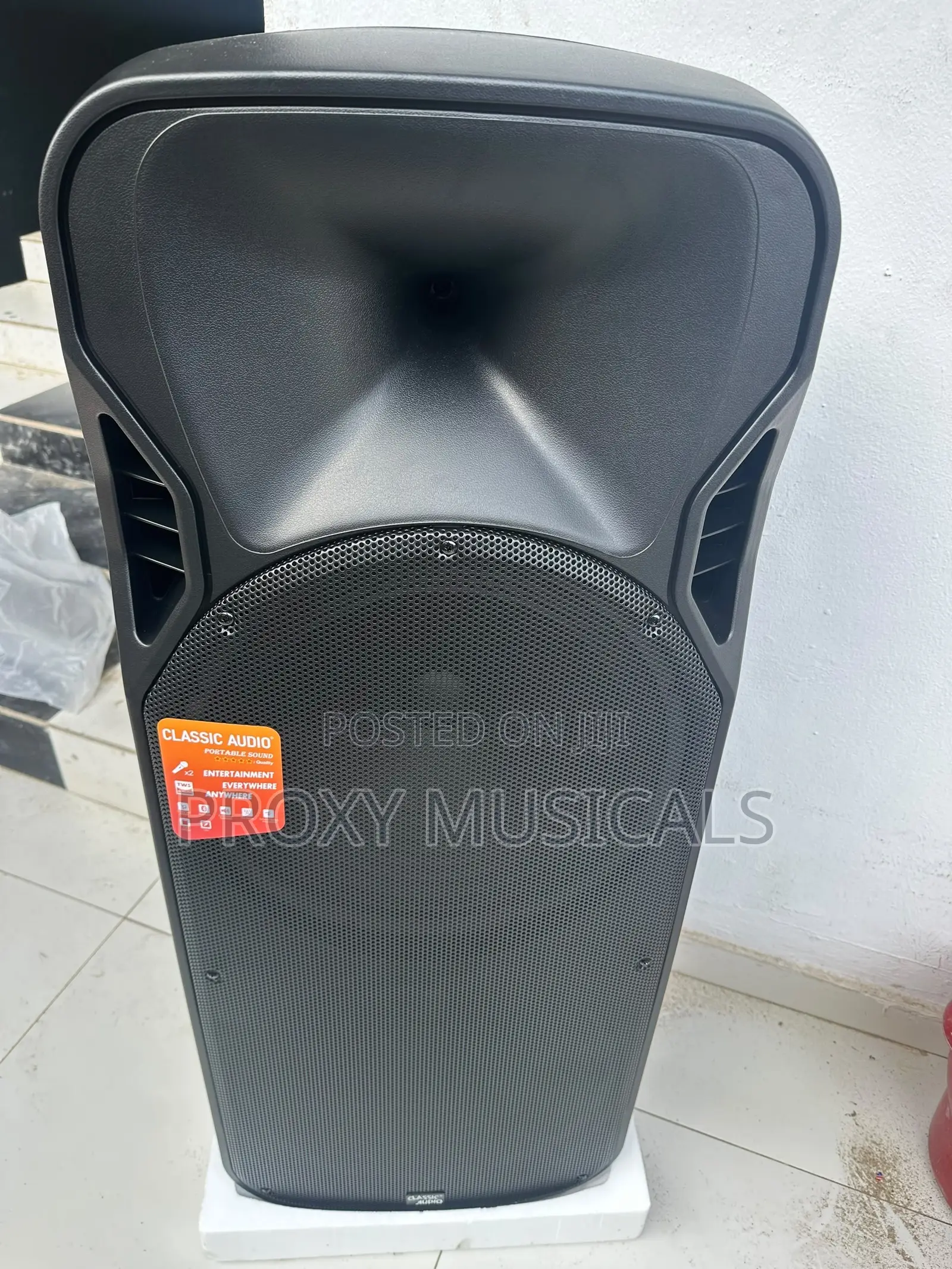 Classic Audio Dual 15-Inch Professional Pa Speaker System 15,000watts