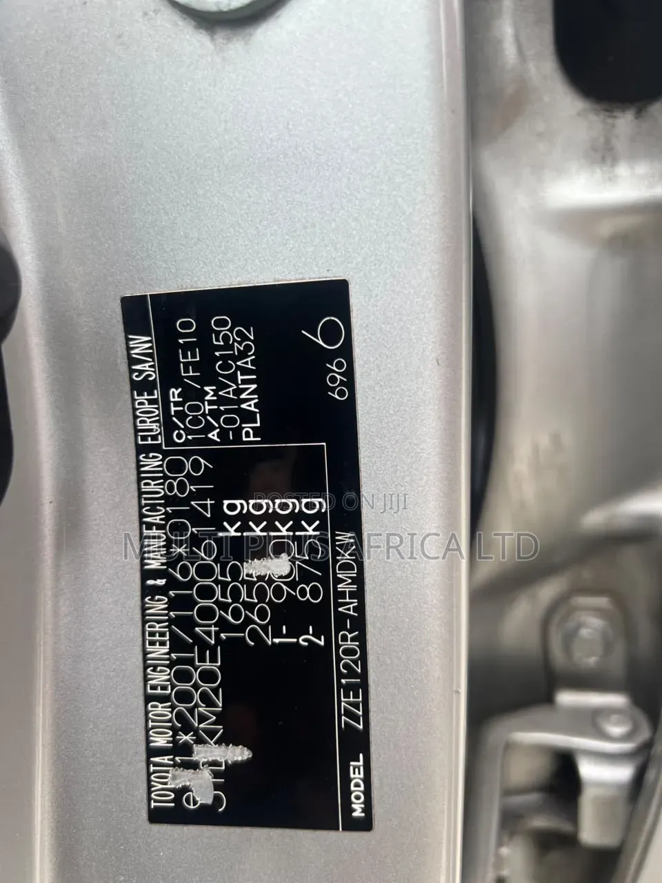 Toyota Corolla Liftback 2003 Gray