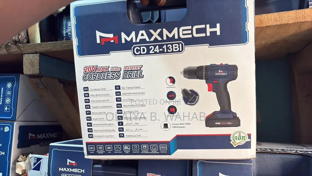 Maxmech Cd 24-13bi 20v Max Brushless Cordless Drill