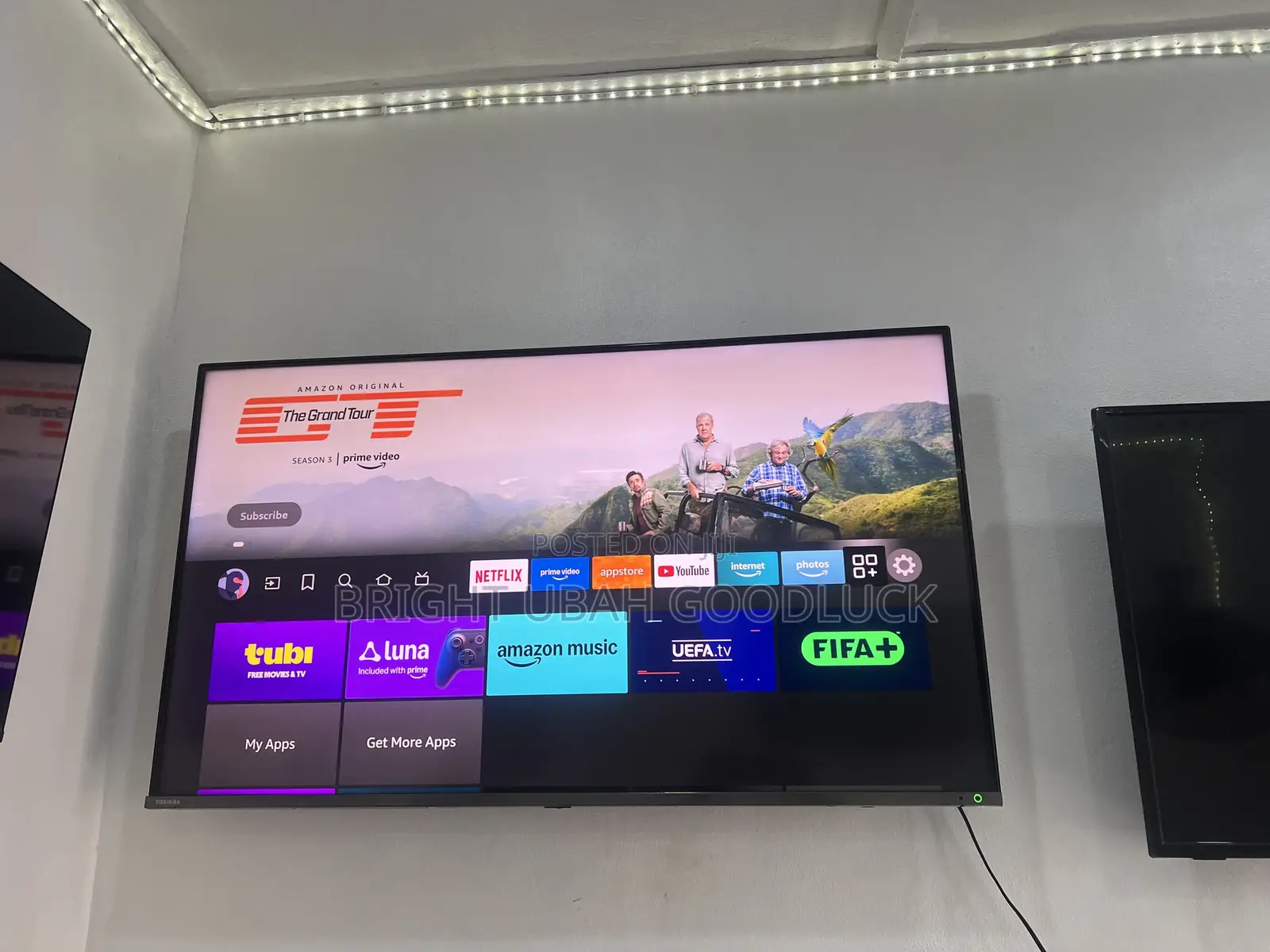 Toshiba 50 Inches Smarty Fire TV Amazon Support Frameless TV Netflix