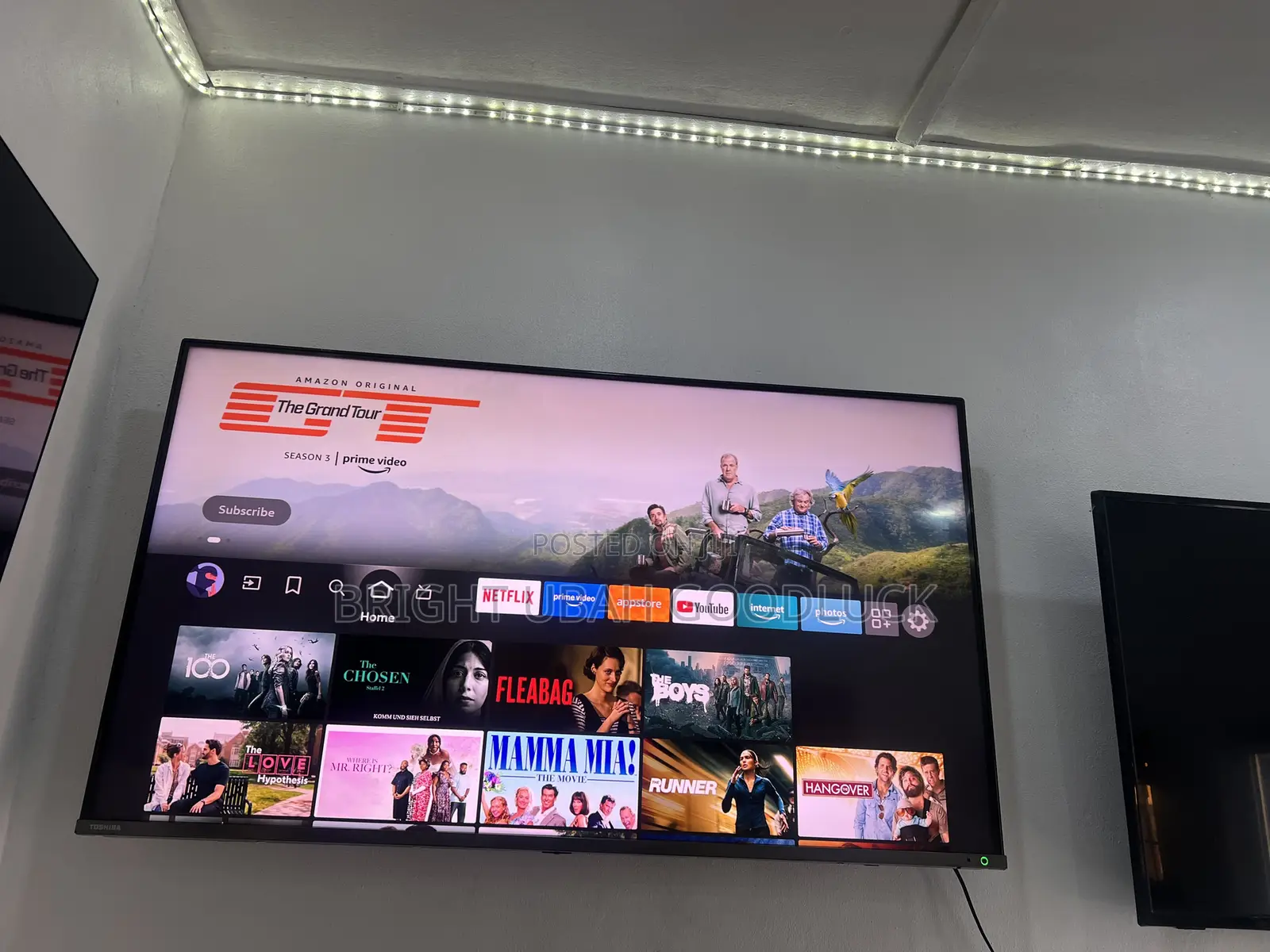 Toshiba 50 Inches Smarty Fire TV Amazon Support Frameless TV Netflix
