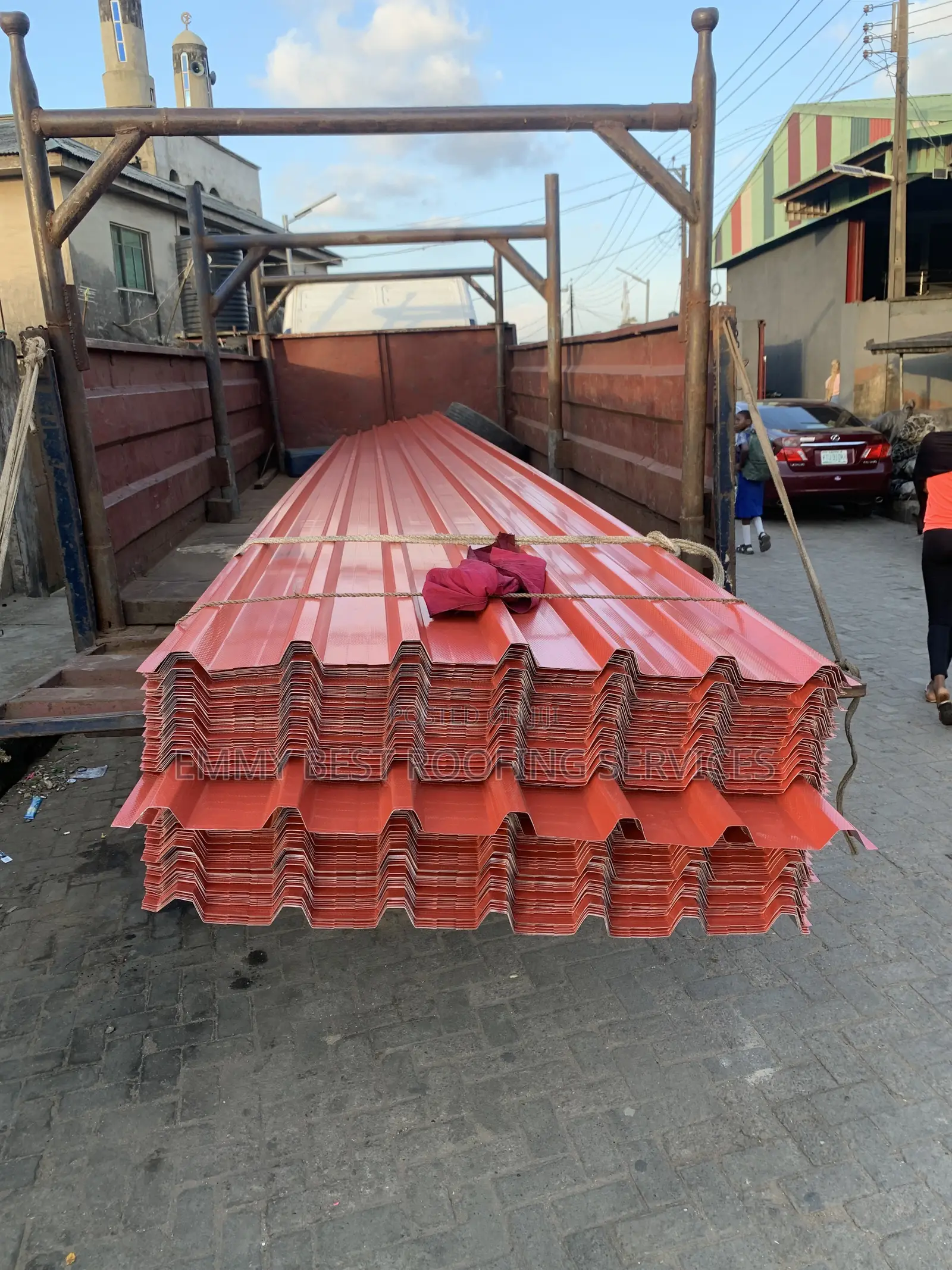 Red Normal Corrugation Roofing Sheet 0.70mm - Extra Thick