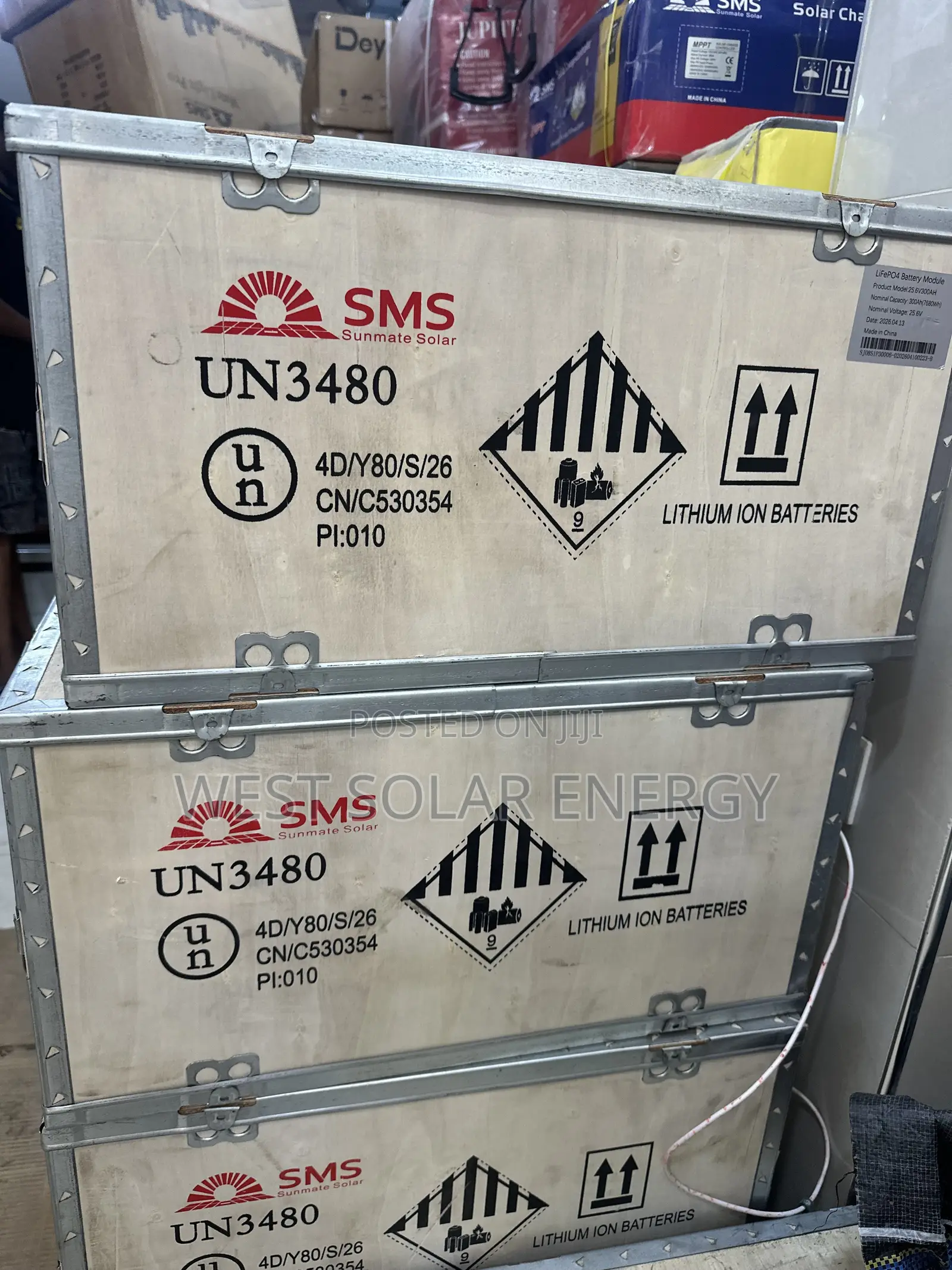 7.6kwh 24V SMS Lithium Ion Battery