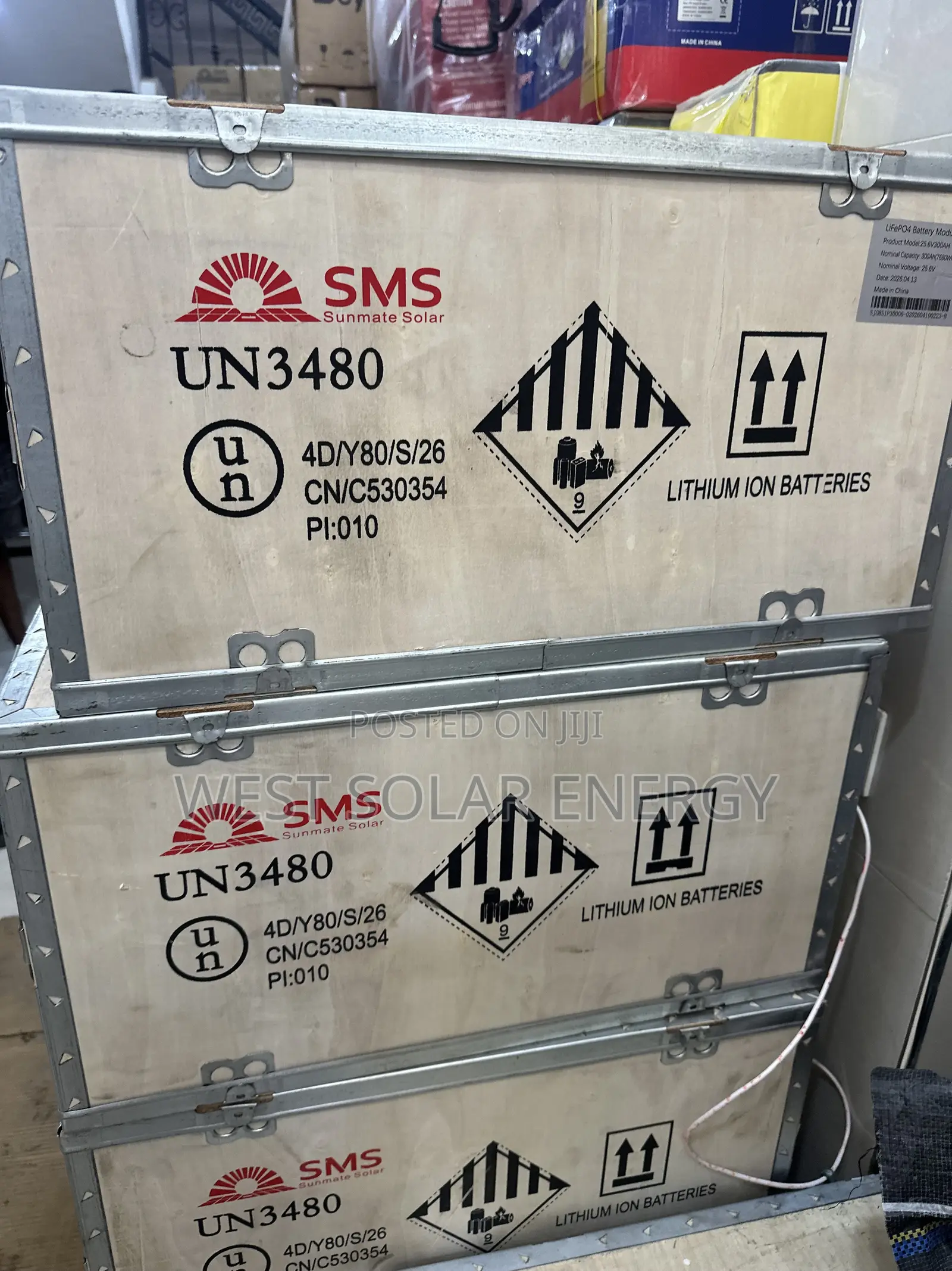 Original 7.6kwh 24v SMS Lithium Ion Battery
