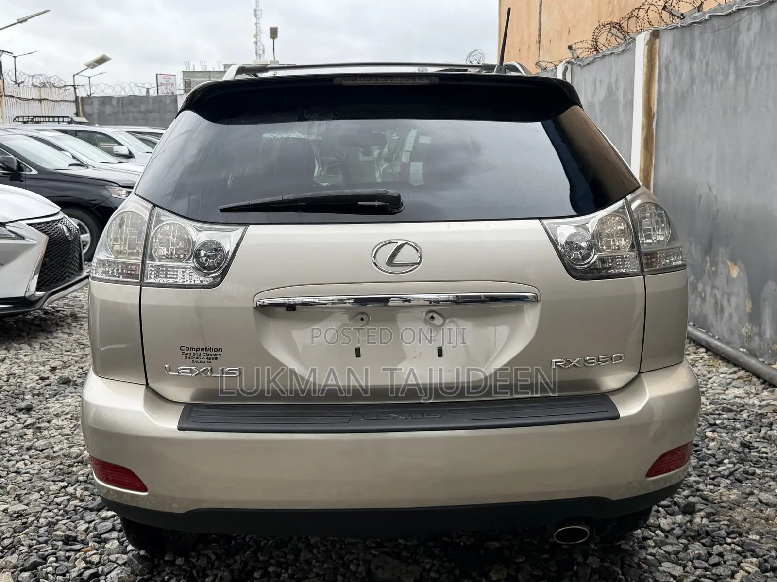Lexus RX 350 2007 Gold