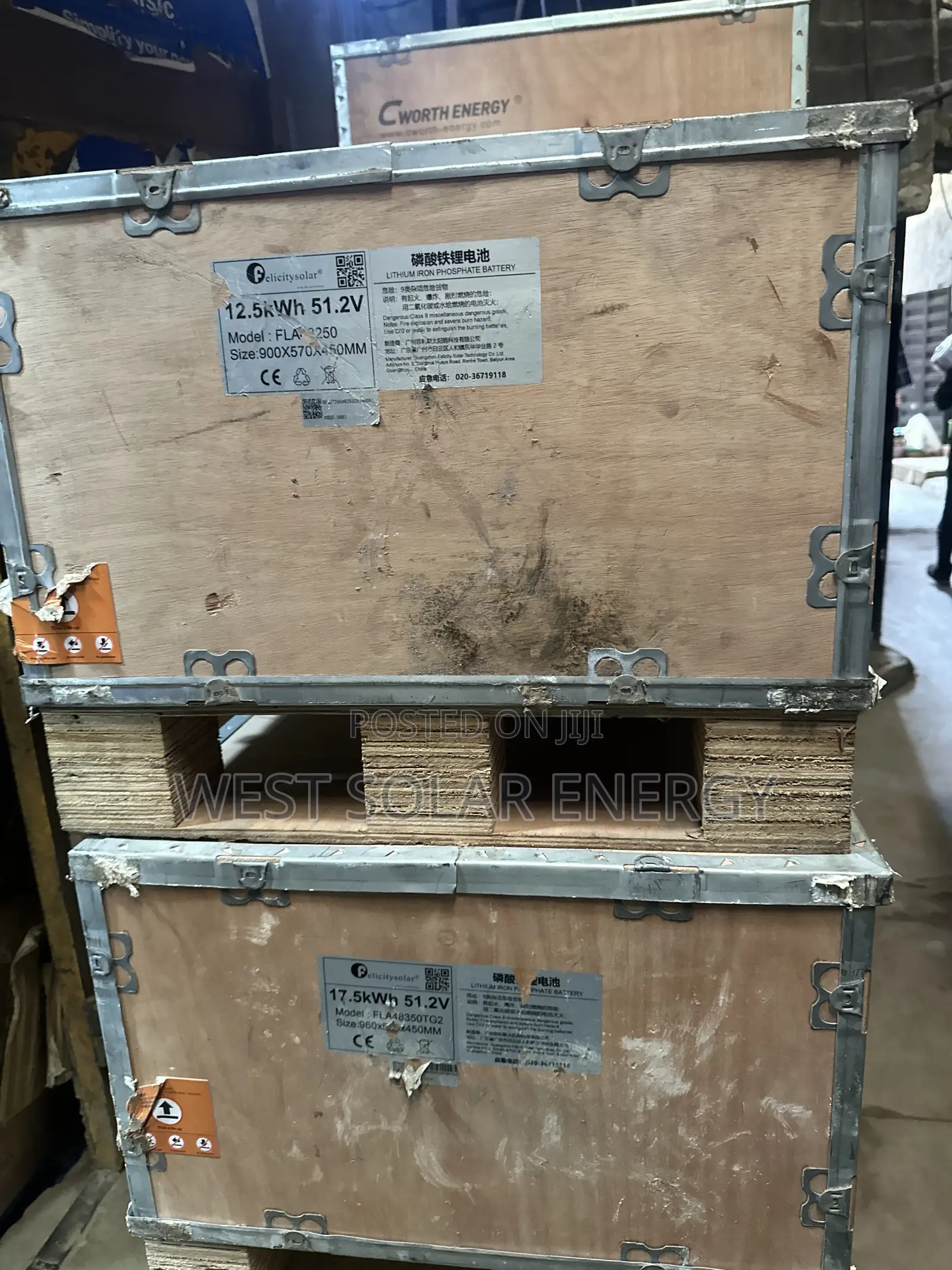 12.5kwh 51.2V Flat Felicity Lithium Ion Battery