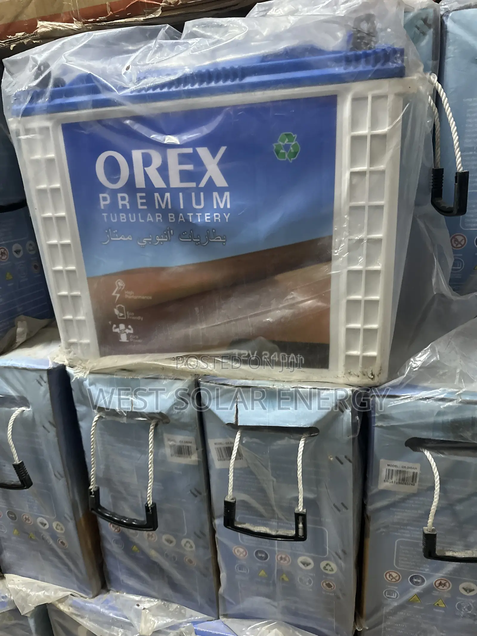 OREX PREMIUM 240Ah 12v Tubular Battery