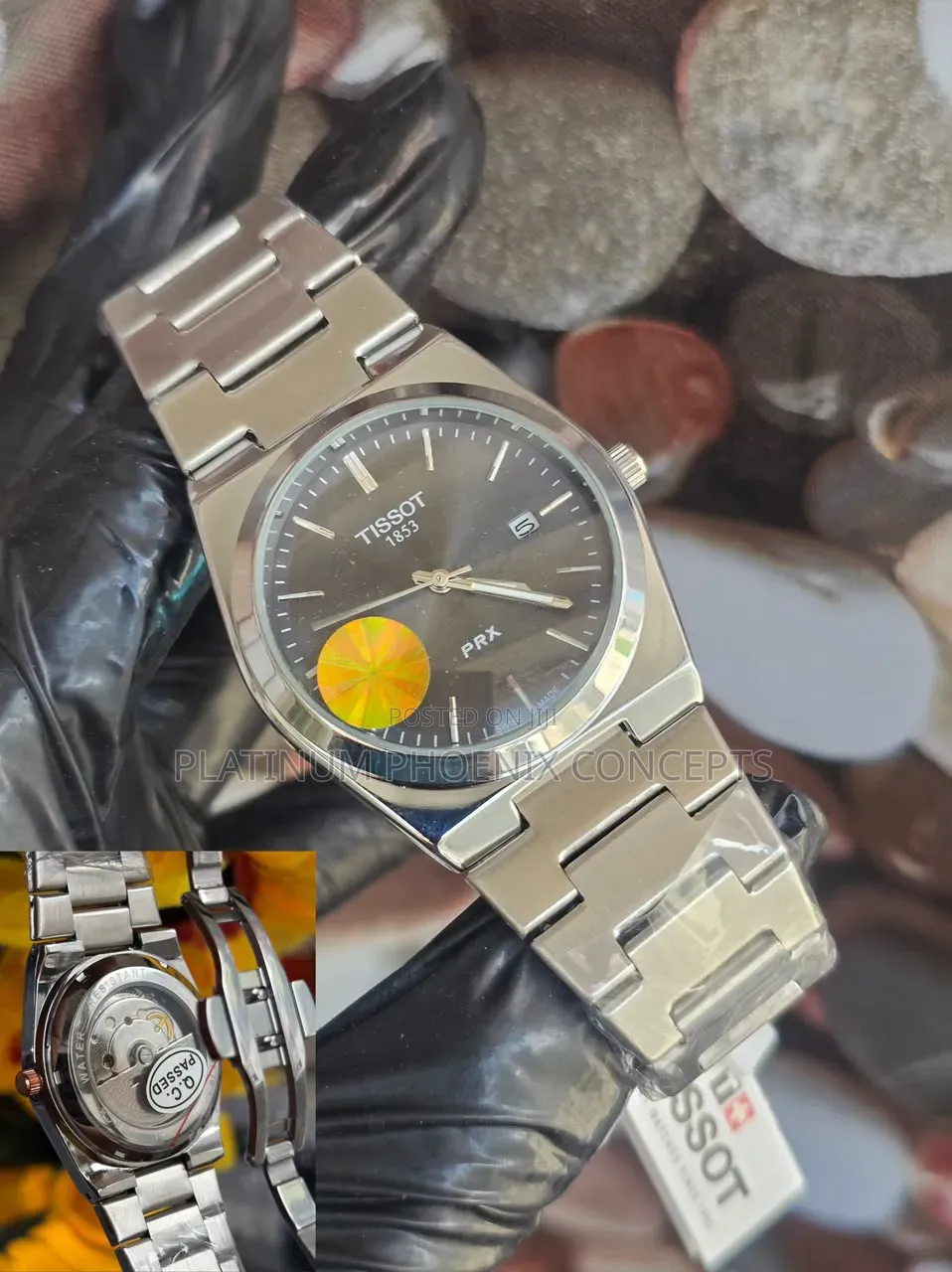 High Quality Tissot Watch With Perpetual Movement, Date Fully Boxed