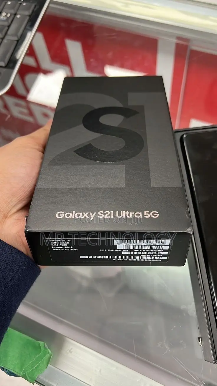New Samsung Galaxy S21 Ultra 5G 256 GB Black