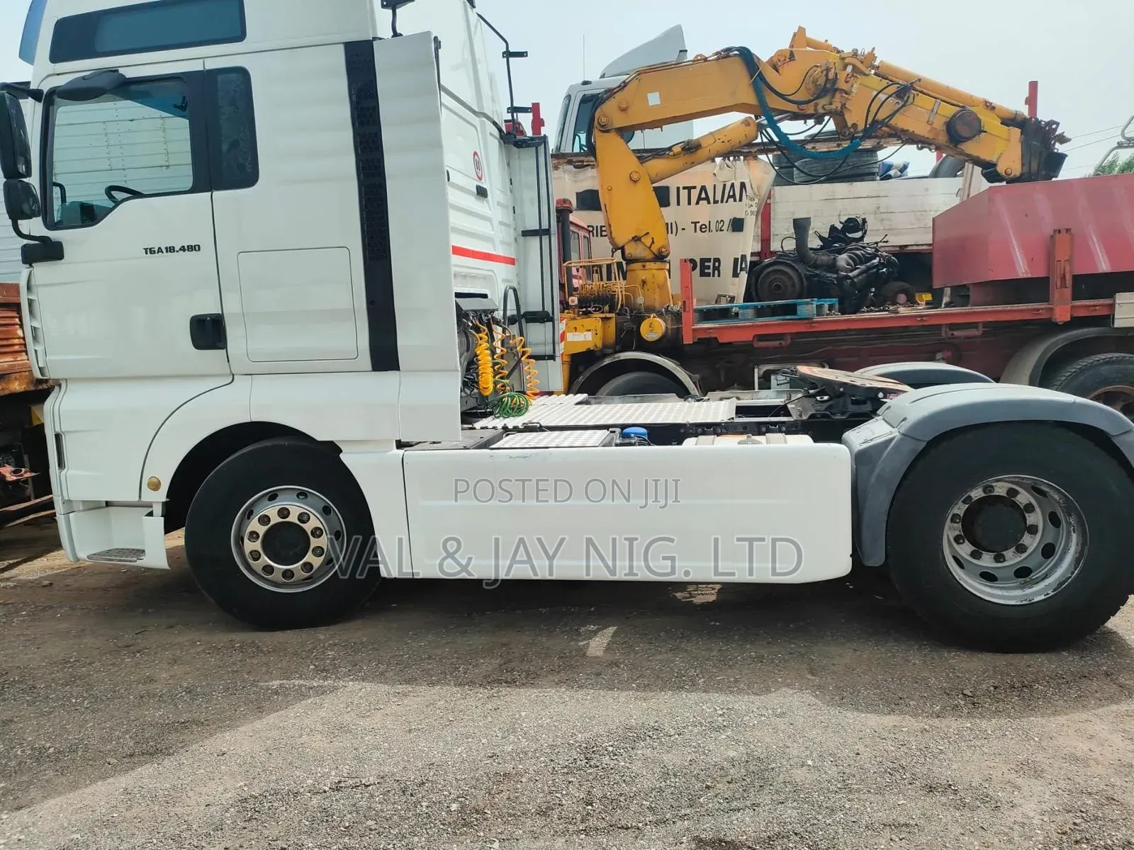 Man Diesel Trailer Head - Tga 18.480 - Foreign Use