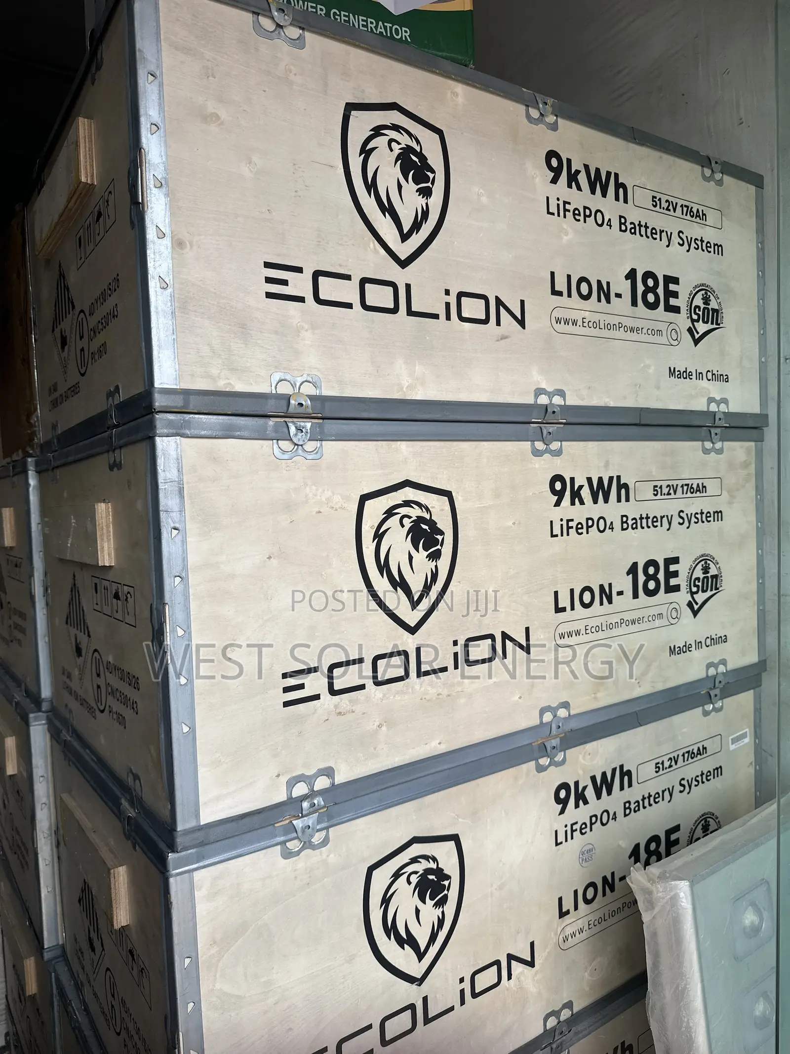 9kwh 51.2v EcoLion Lithium Ion Battery