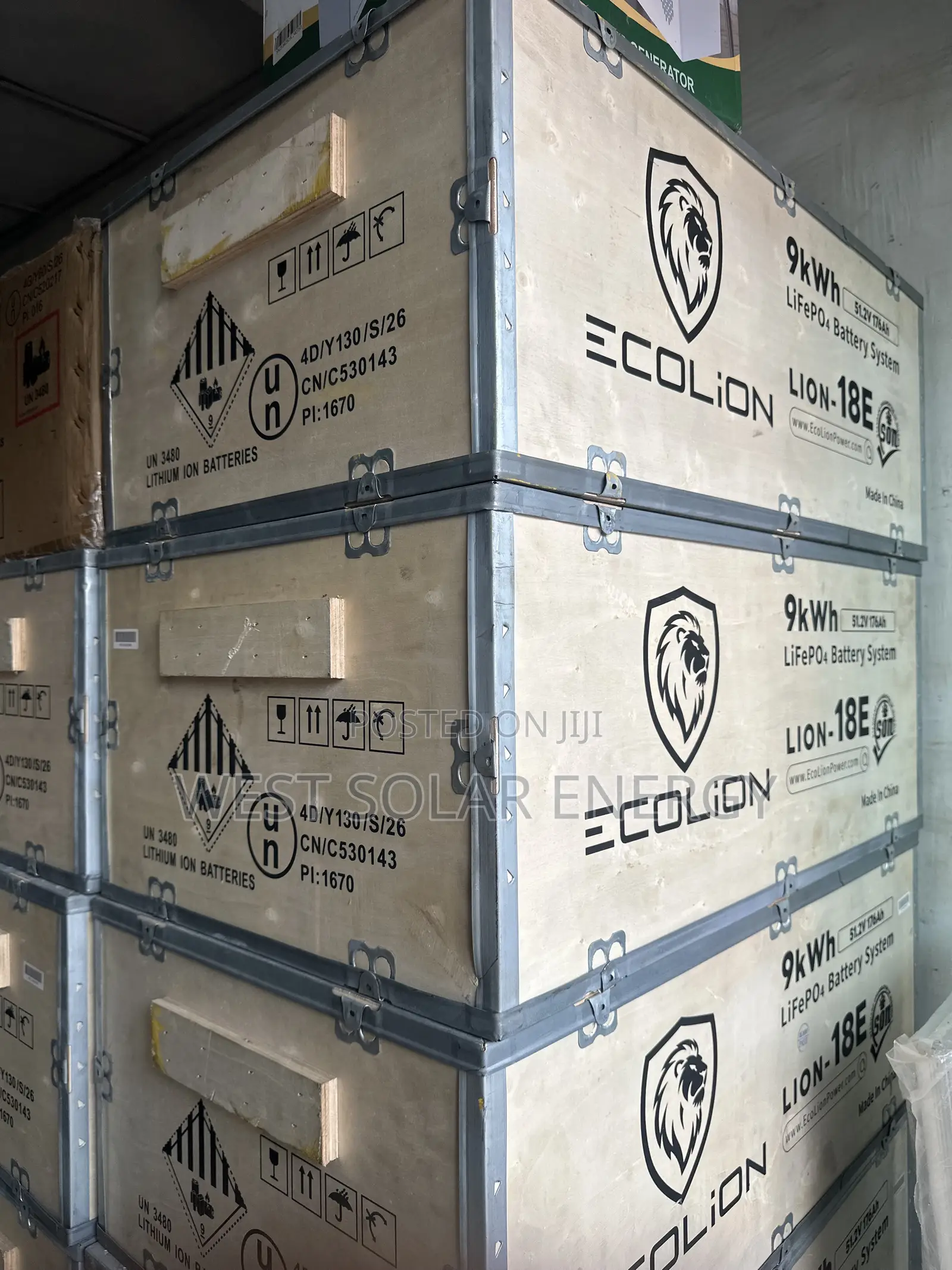 9kwh 51.2v EcoLion Lithium Ion Battery