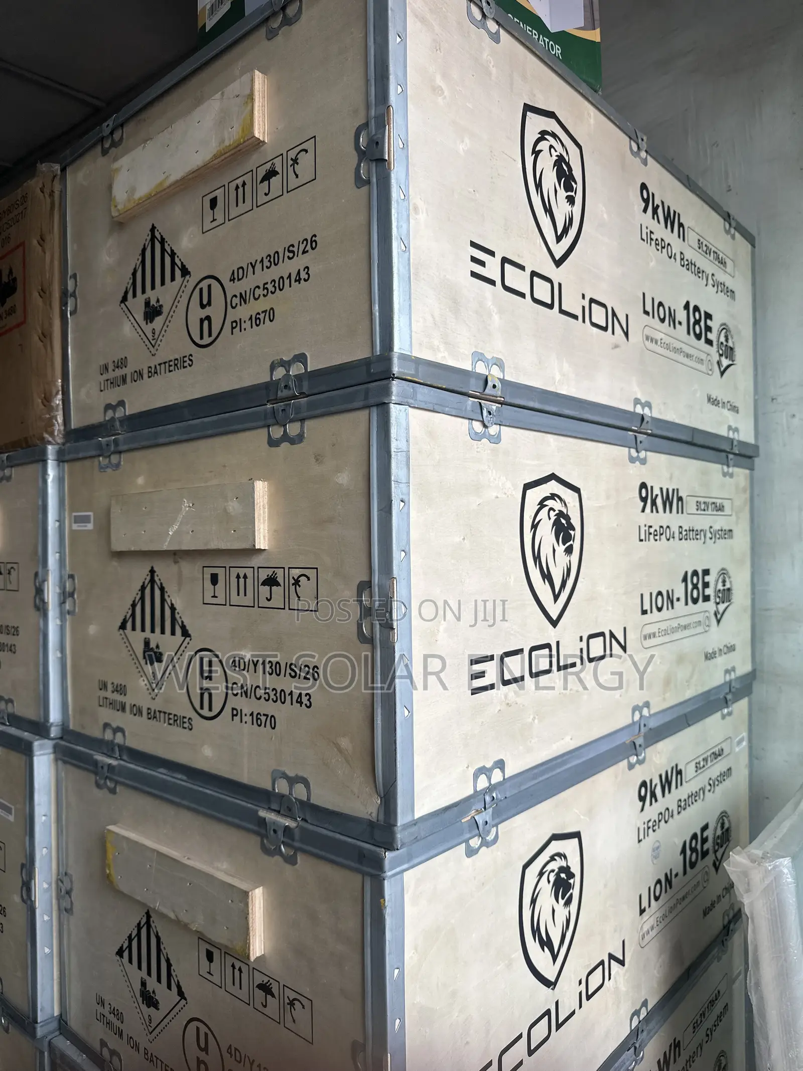 9Kwh 51.2v EcoLion Lithium Ion Battery