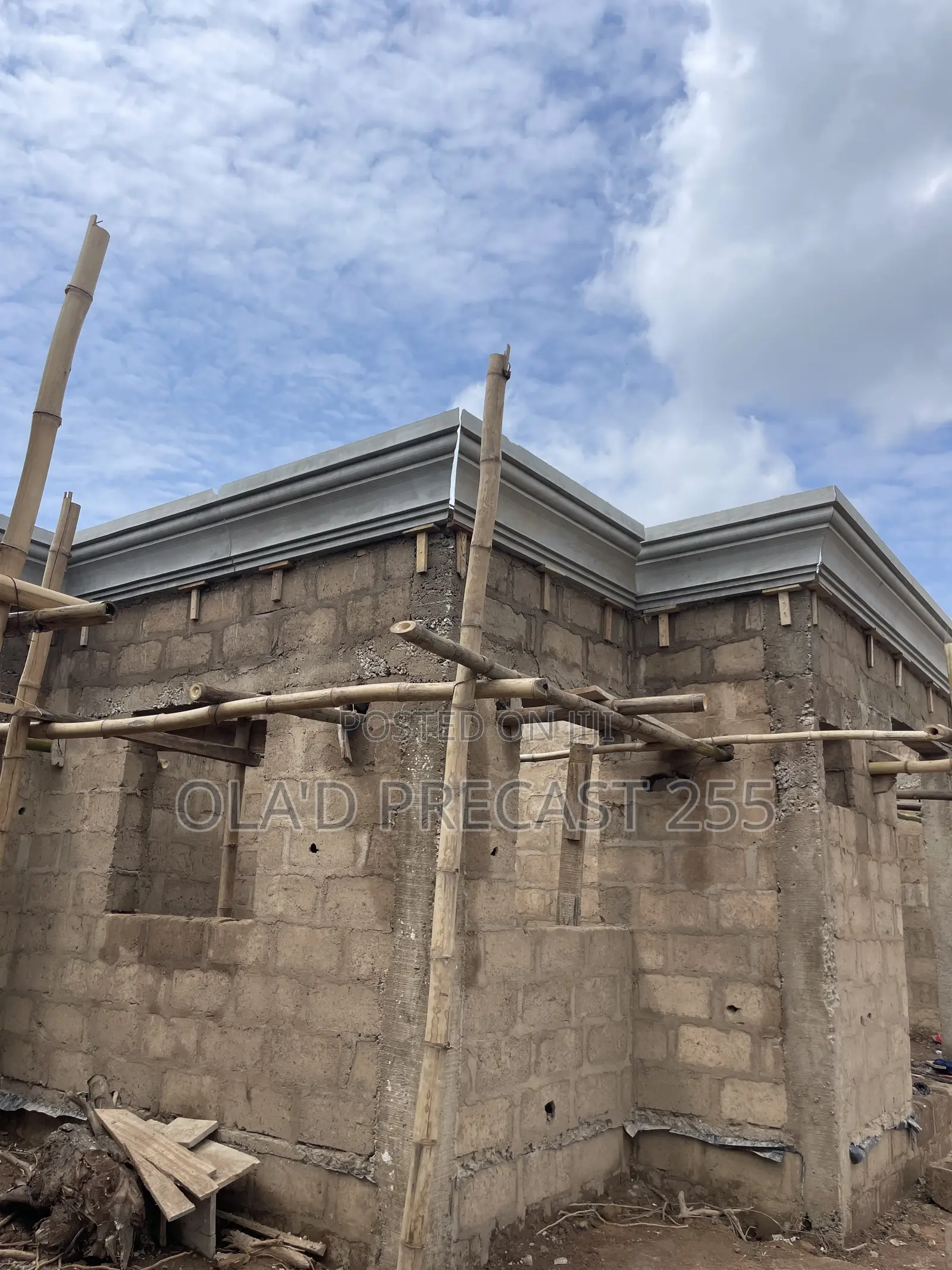Precast Pop Parapet Concrete Facial Cast Design