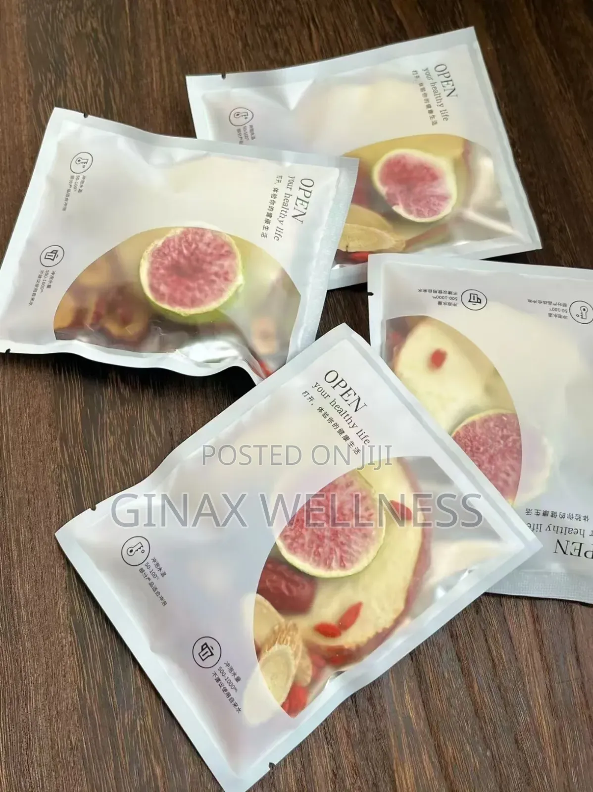 Herbal Tea With Goji Berry, Astragalus, Ophiopogon, Figs and Red Dates