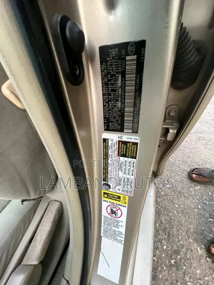 Toyota Camry 2008 Gold