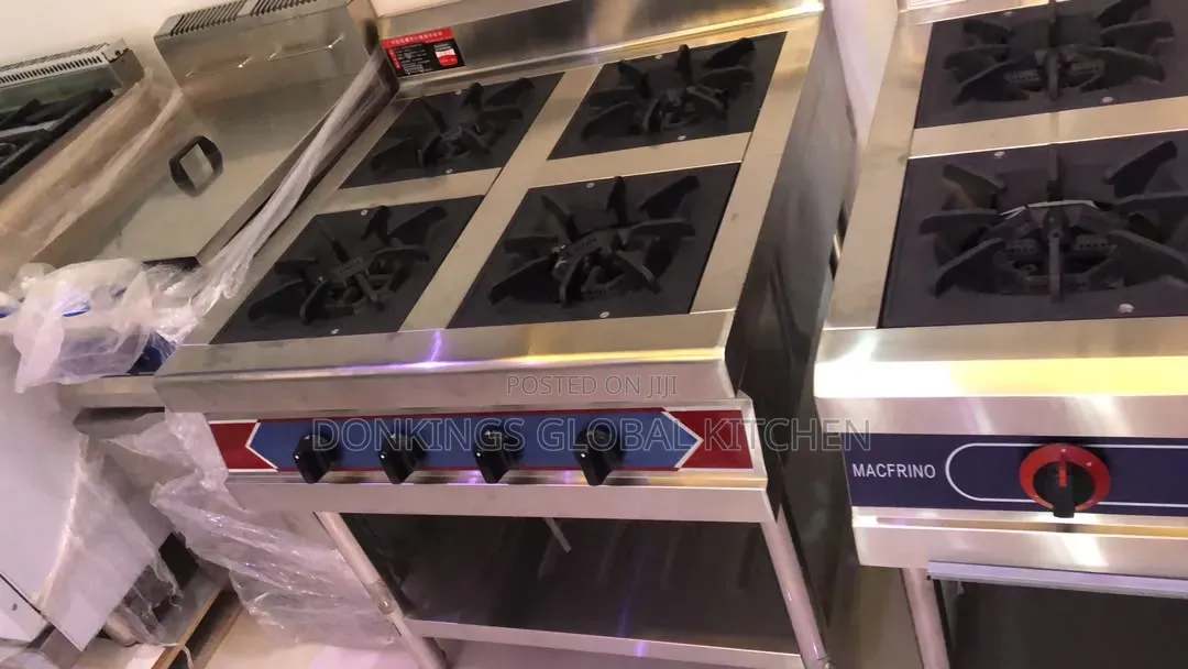 4 Buners Gas Cooker Without Oven